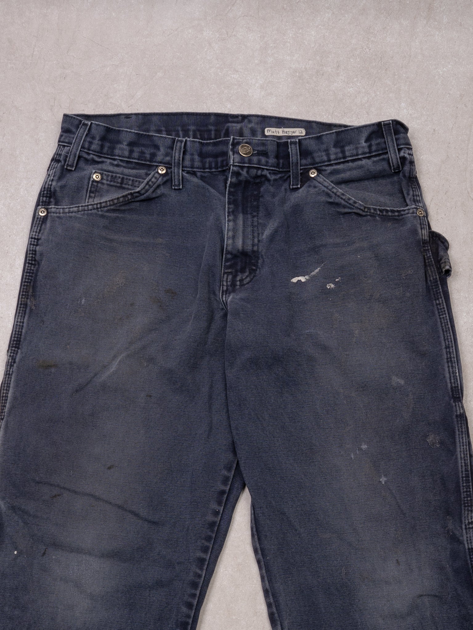 Vintage Dickies Washed Blue Carpenter Pants (32x31)