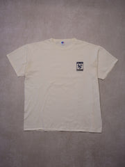 Vintage White New York Yankee's Russell Athletics Tee (XL)