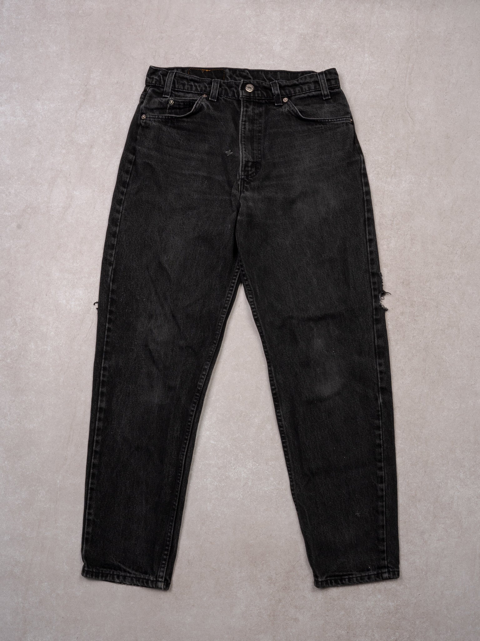Vintage 80s Black Levi 550 Relax fit Denim Jean (30x28)