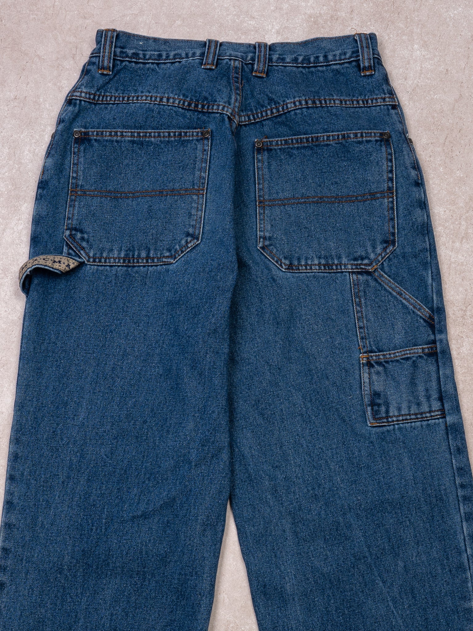 Vintage Y2K Blue Baggy Max Sport Cargo Pants (28 x 30)