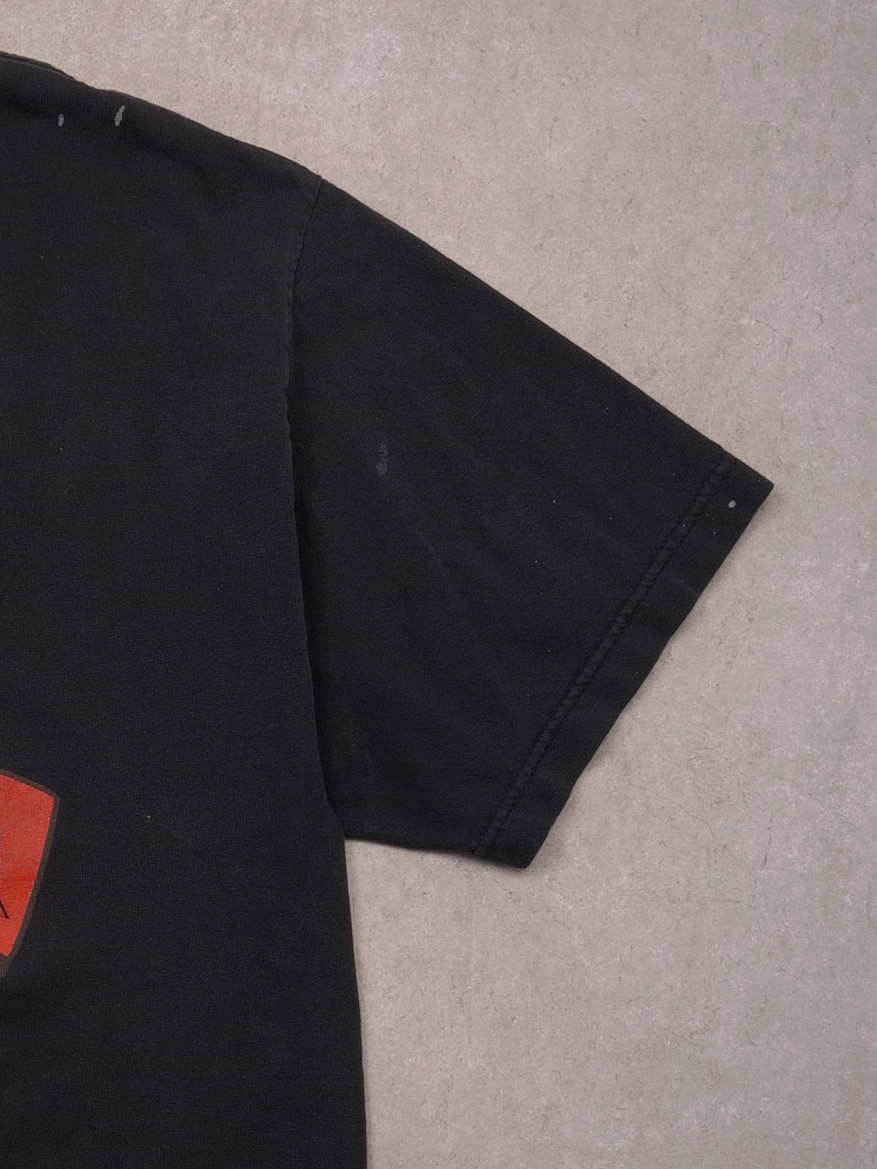 Vintage Washed Black "Thumping Good Beer" Tee (L)