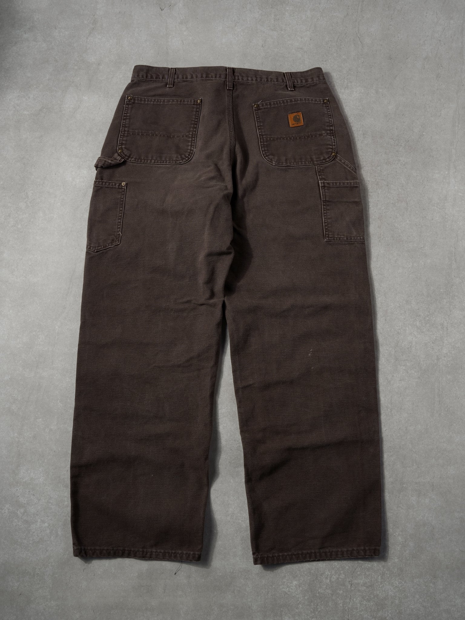 Vintage 90s Brown Carhartt Double Knee Carpenter Pants (38x31)