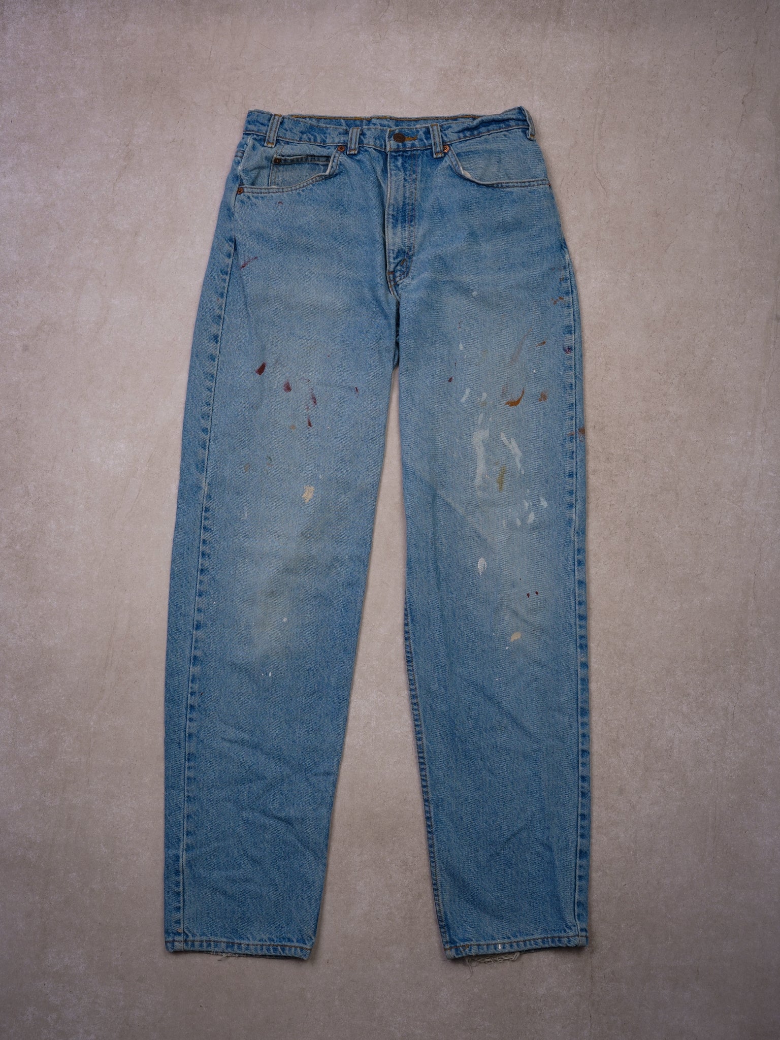 Vintage 70s Light Washed Levi's 634 Rare Denim Jeans  (32x32)