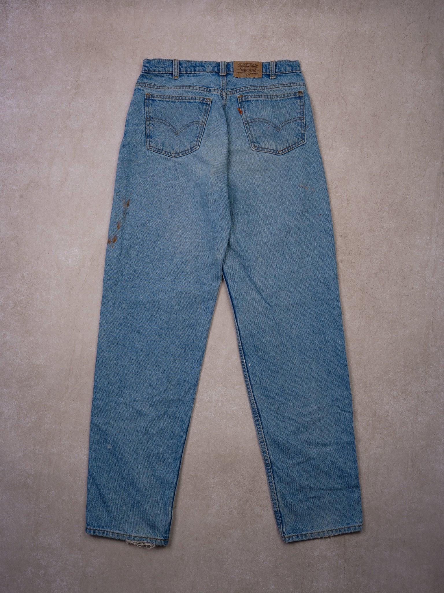 Vintage 70s Light Washed Levi's 634 Rare Denim Jeans  (32x32)