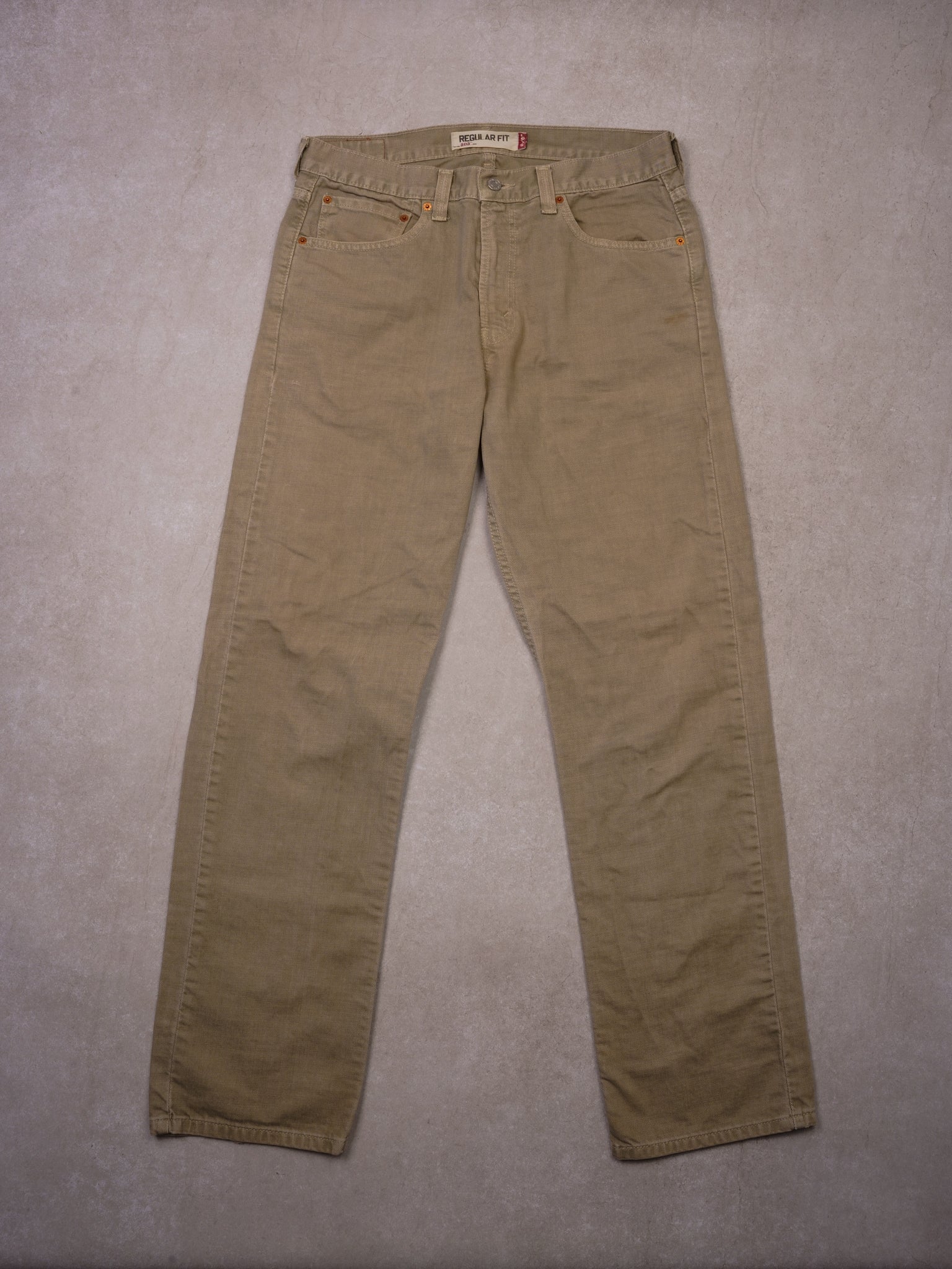 Vintage Y2K Biege Levi's 503 Regular Fit Pants (34x33)