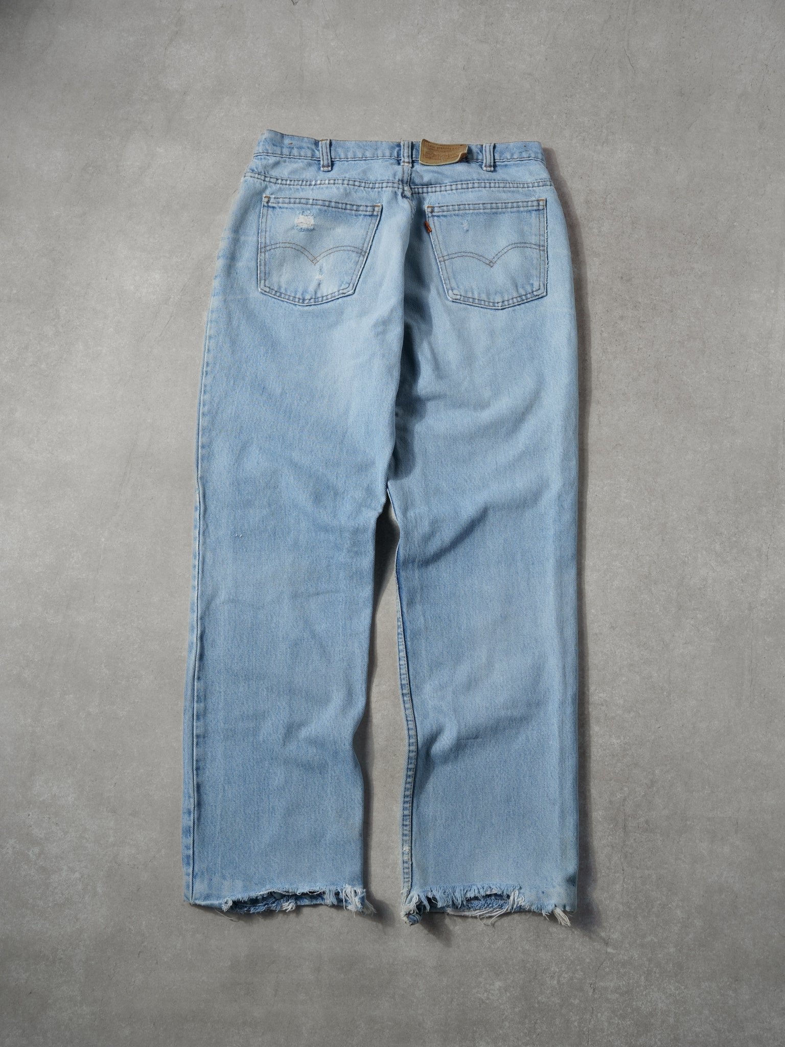 Vintage 70s Light Washed Blue Levi's 619 Denim Jeans (32x28)