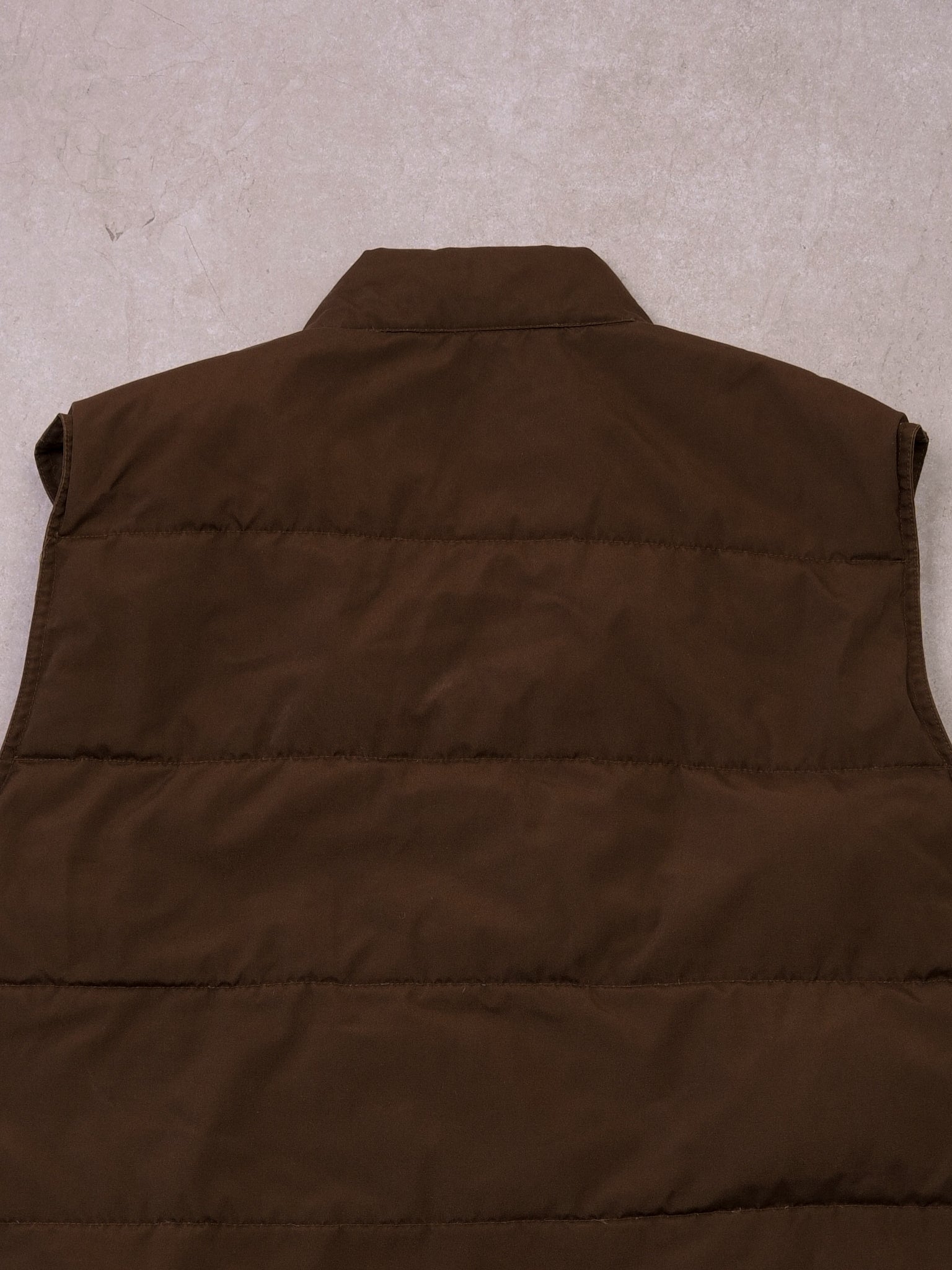 Vintage 90s Brown Cabela's Outdoor Gear Puffer Fleece Lined Vest (L)