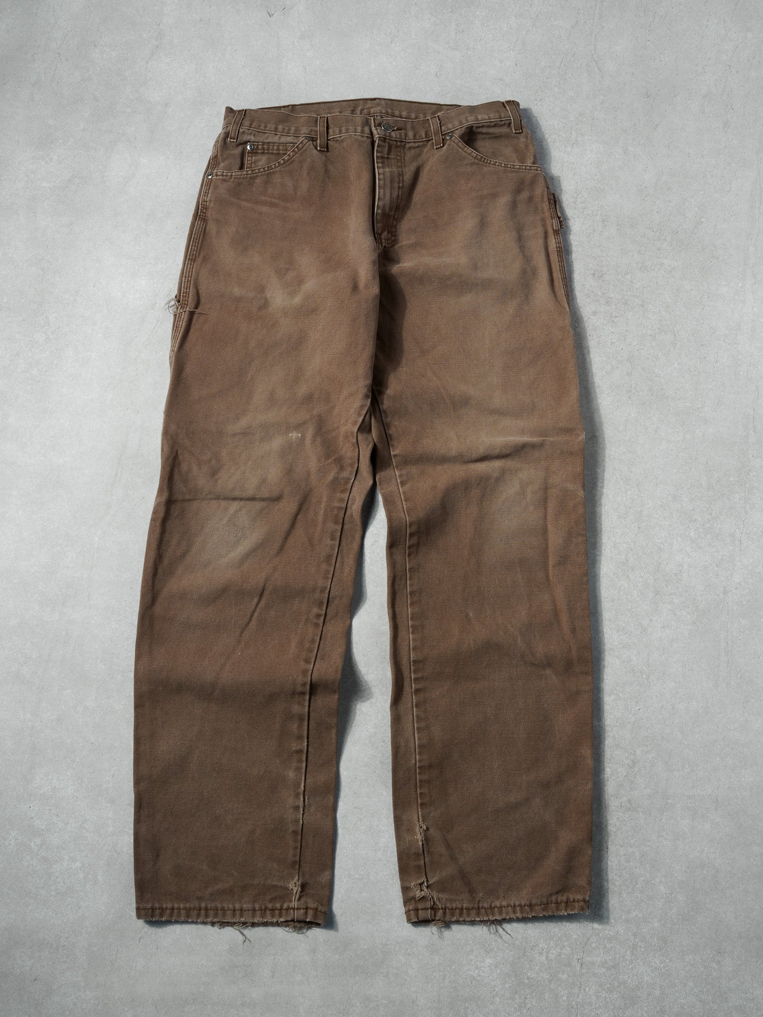 Vintage 90s Brown Dickies Carpenter Pants (34x34)