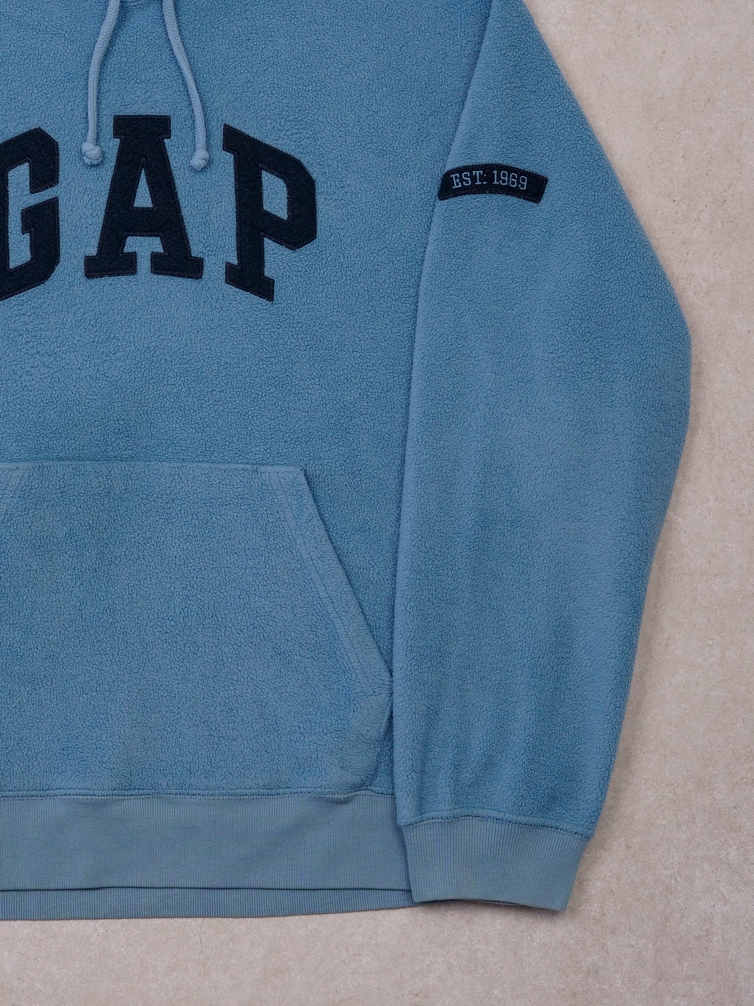 Vintage 90s Baby Blue Gap Fleece Hoodie (M/L)