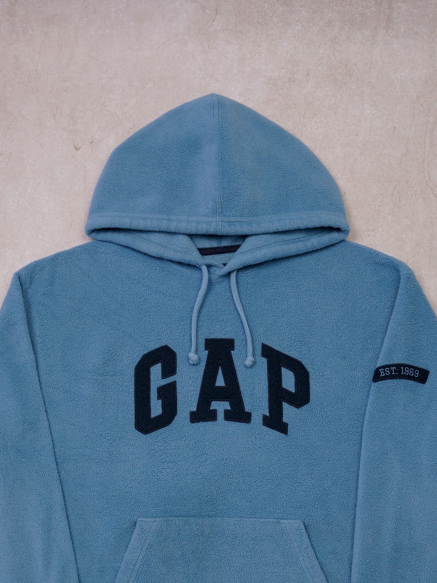 Vintage 90s Baby Blue Gap Fleece Hoodie (M/L)
