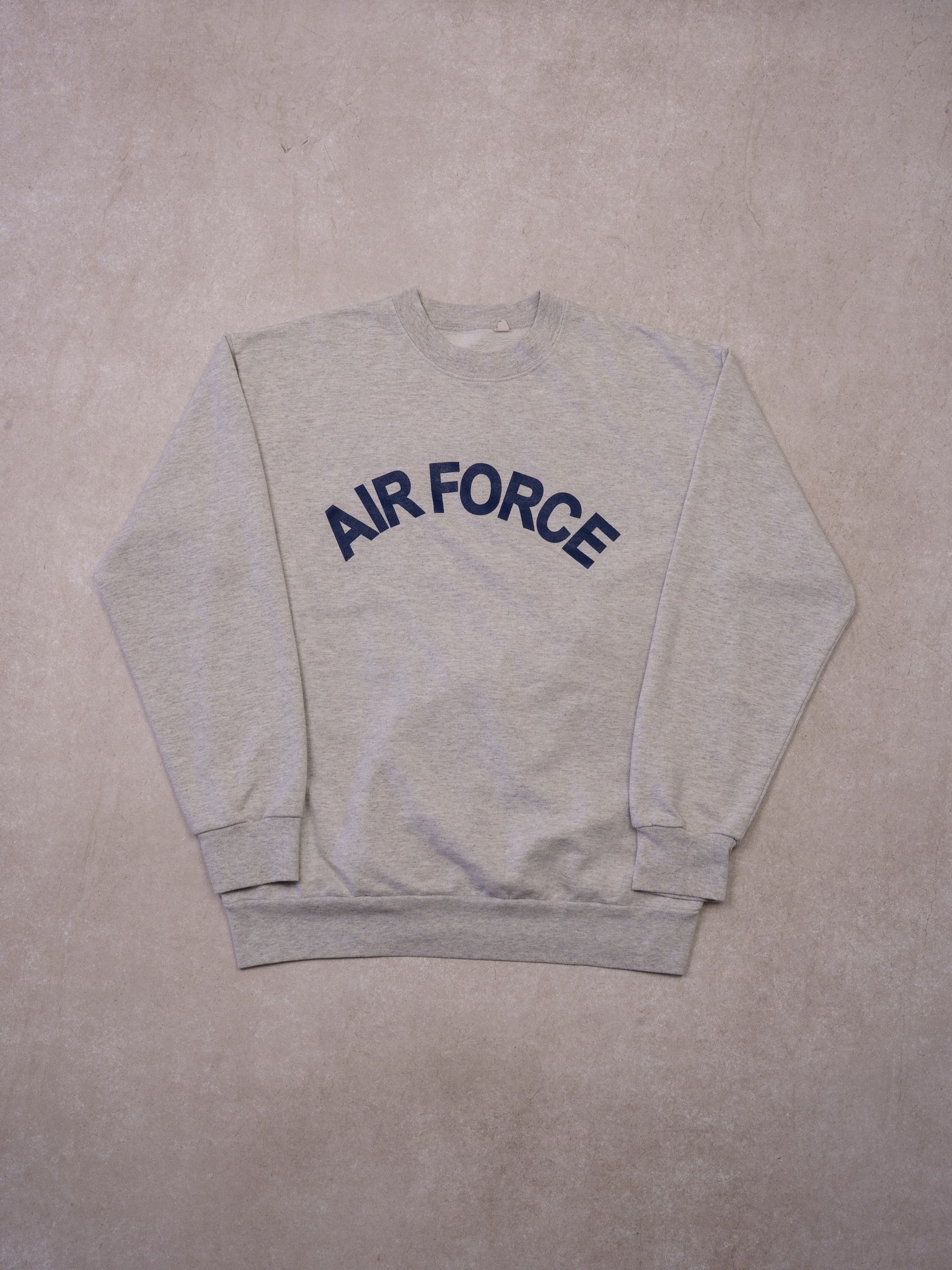 Vintage 90s Grey Airforce Crewneck (M)