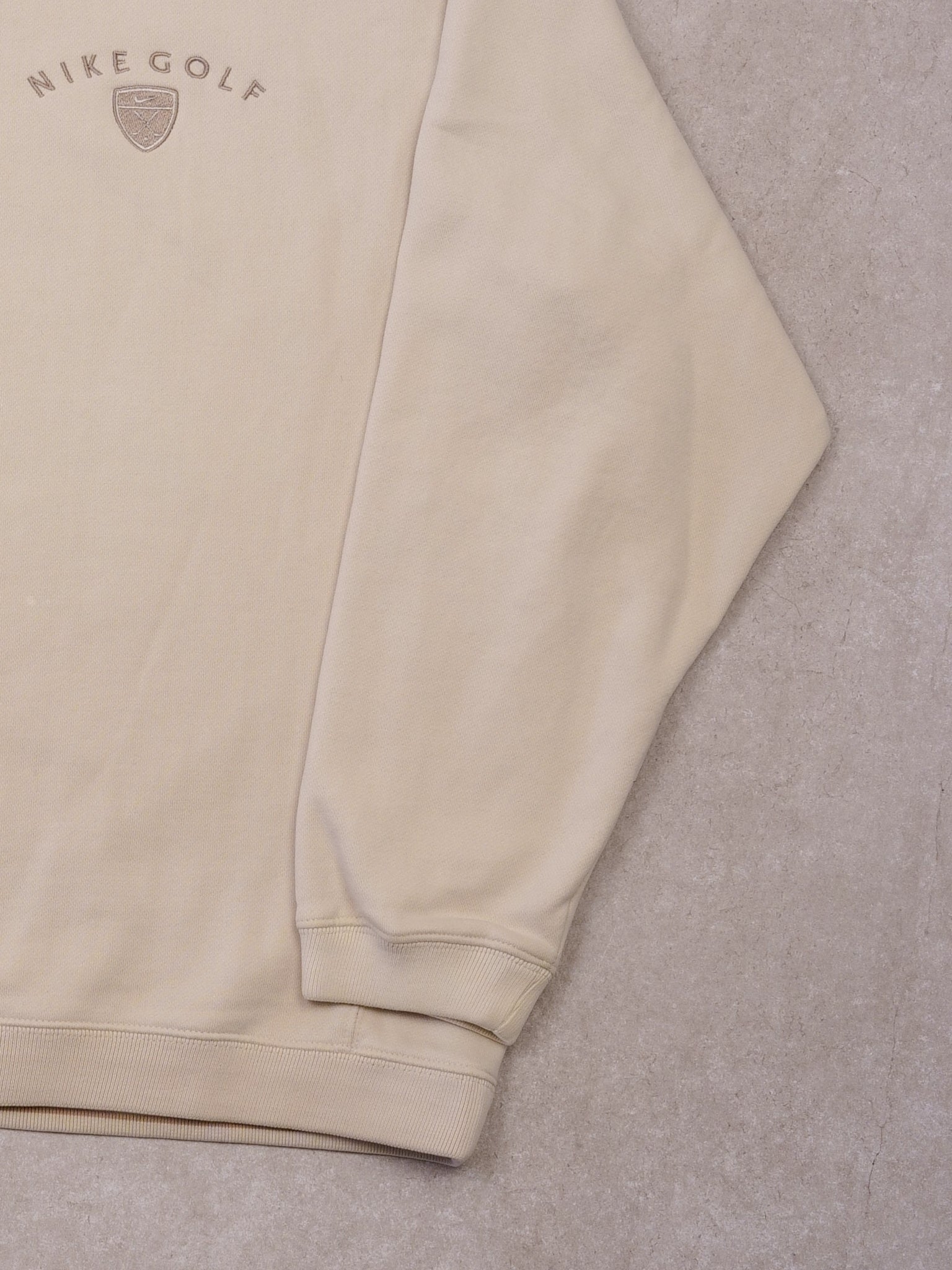 Vintage 90s Cream Nike Golf Crewneck (L)