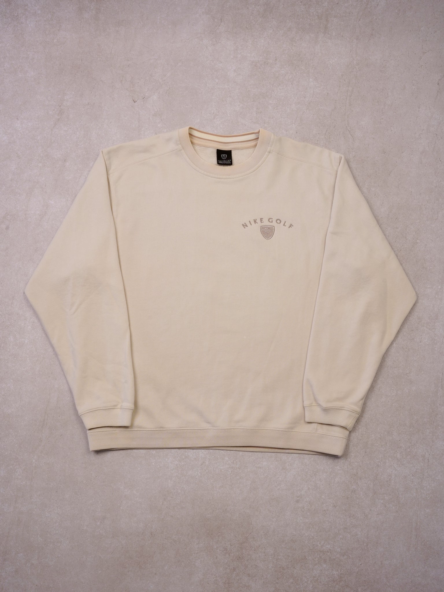 Vintage 90s Cream Nike Golf Crewneck (L)