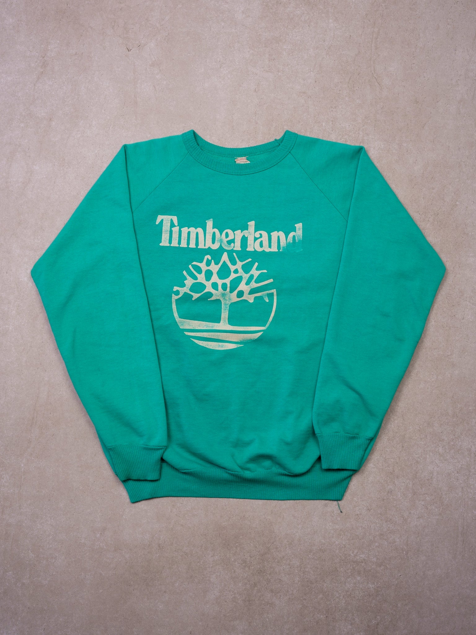 Vintage Aqua Timberland Emblem Crewneck (M/L)