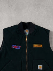 Vintage 90s Black Carhartt Dewalt x Concord Hardware Workwear Vest (L)