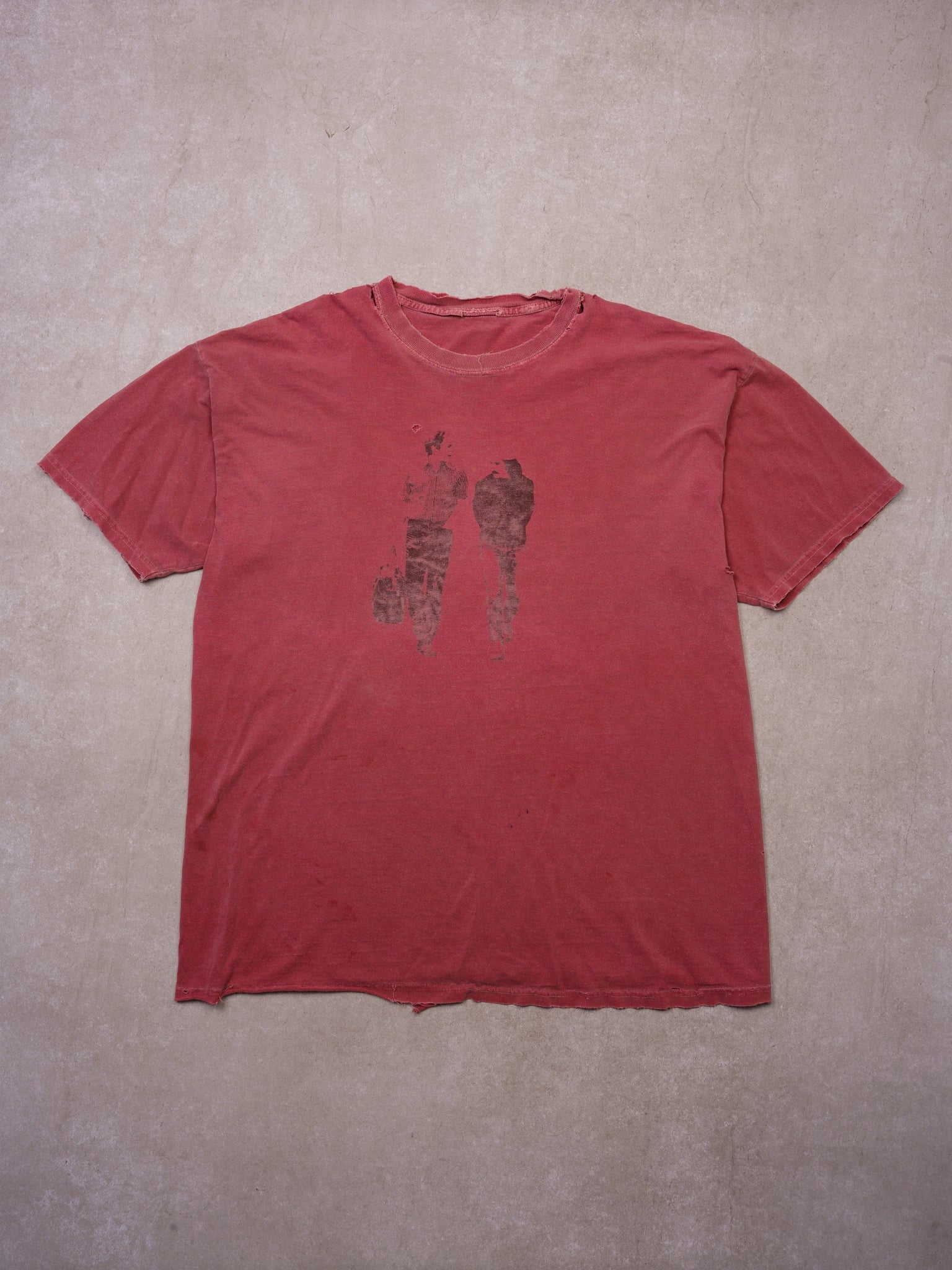 Vintage Faded Red "Old friends Simon & Garfunkel" Graphic Tee
