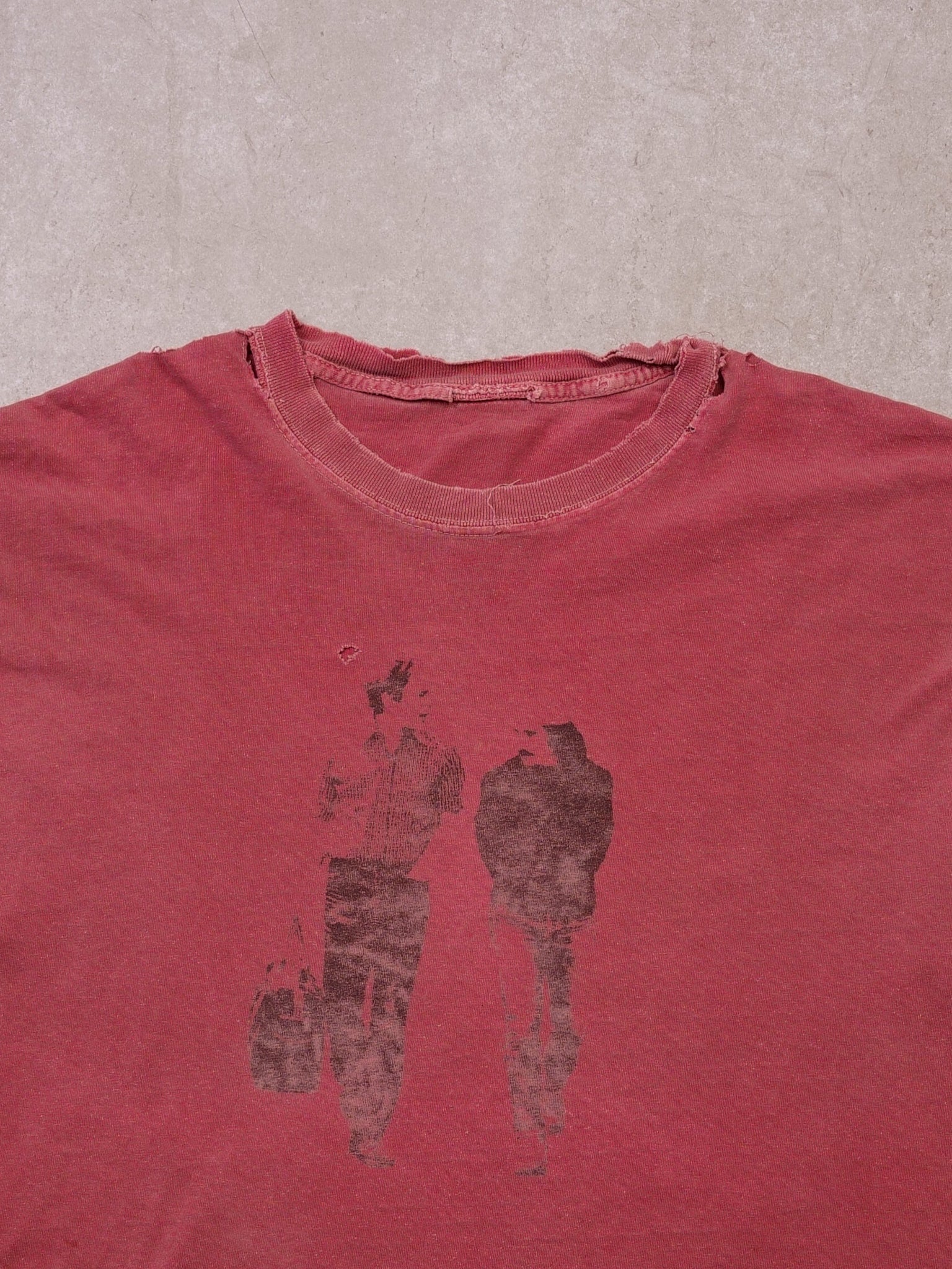 Vintage Faded Red "Old friends Simon & Garfunkel" Graphic Tee