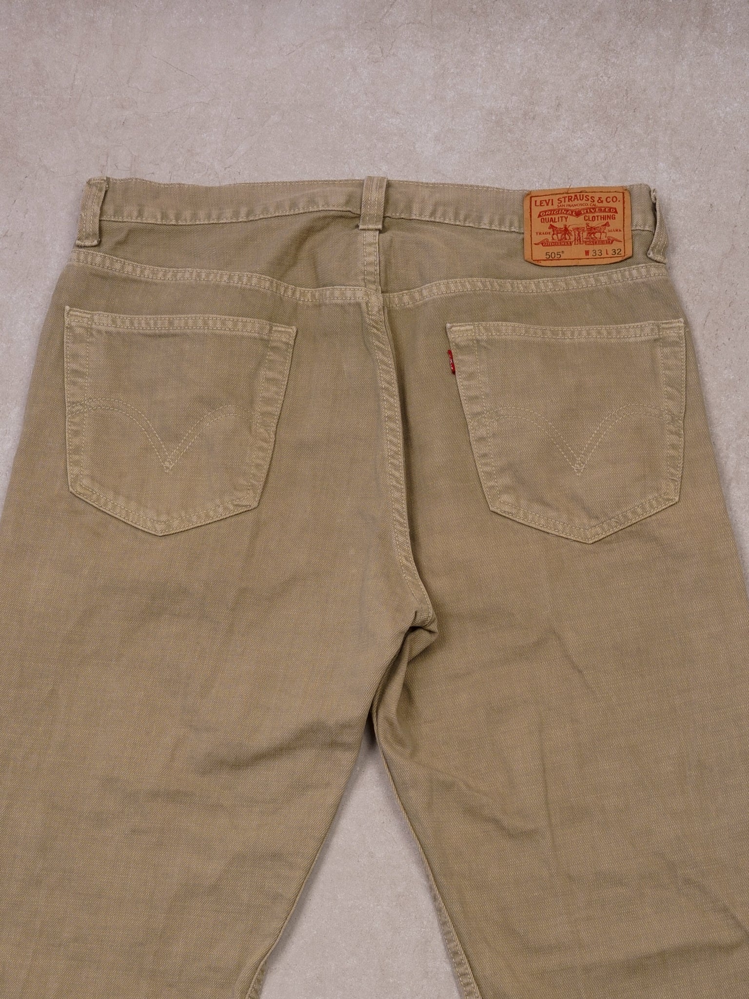 Vintage Y2K Biege Levi's 503 Regular Fit Pants (34x33)