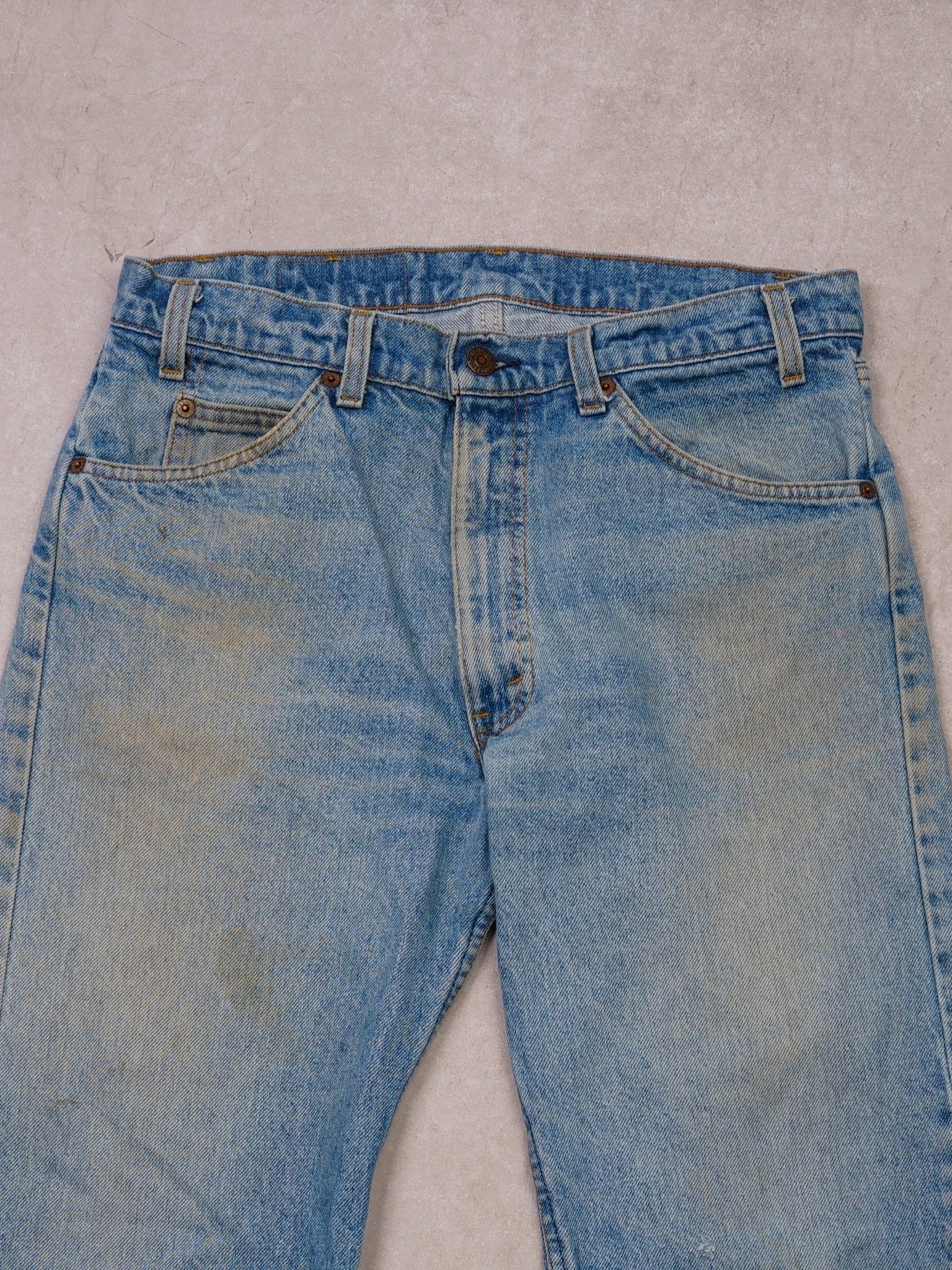 Vintage 70s Light Wash Levi's Original Fit Denim Jeans (32x28)