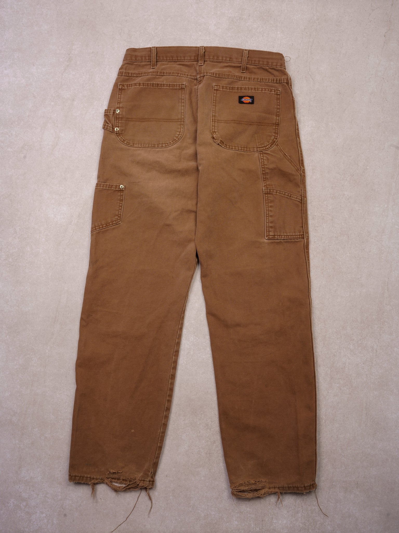 Vintage Brown Dickies Distressed Carpenter Pants (32x33)