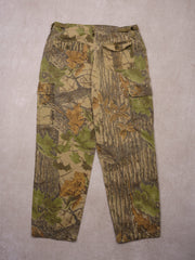 Vintage RealTree Camo Adjustable Bottom Cargo Pants (36x31)