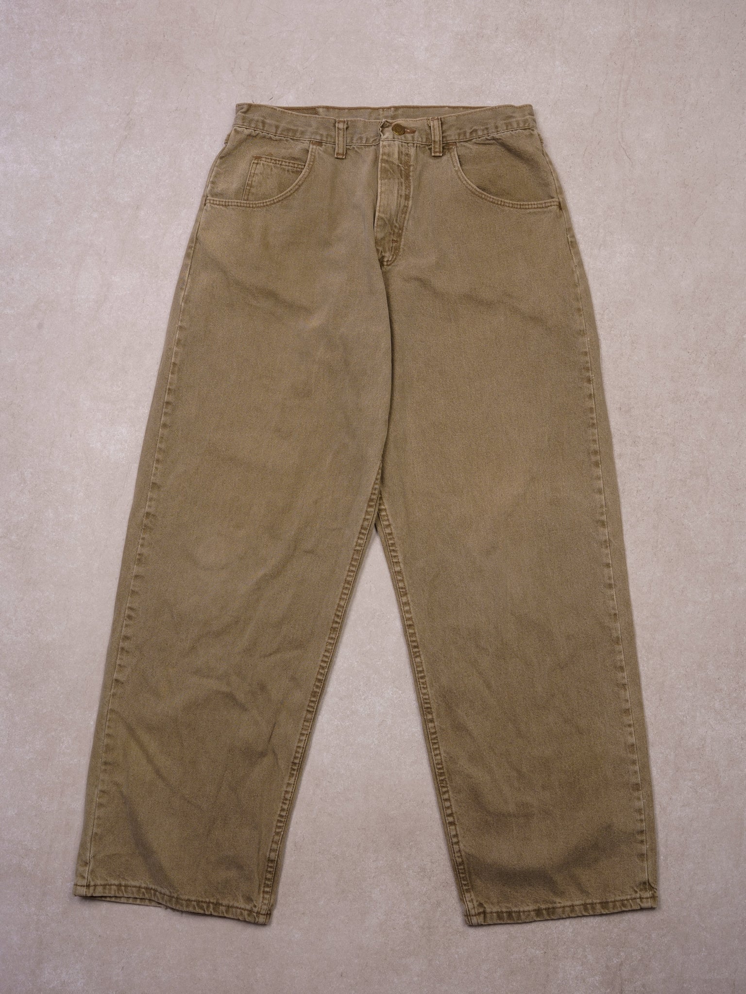 Vintage 90s Sand Wranglers Basics Workwear Pants (30X30)