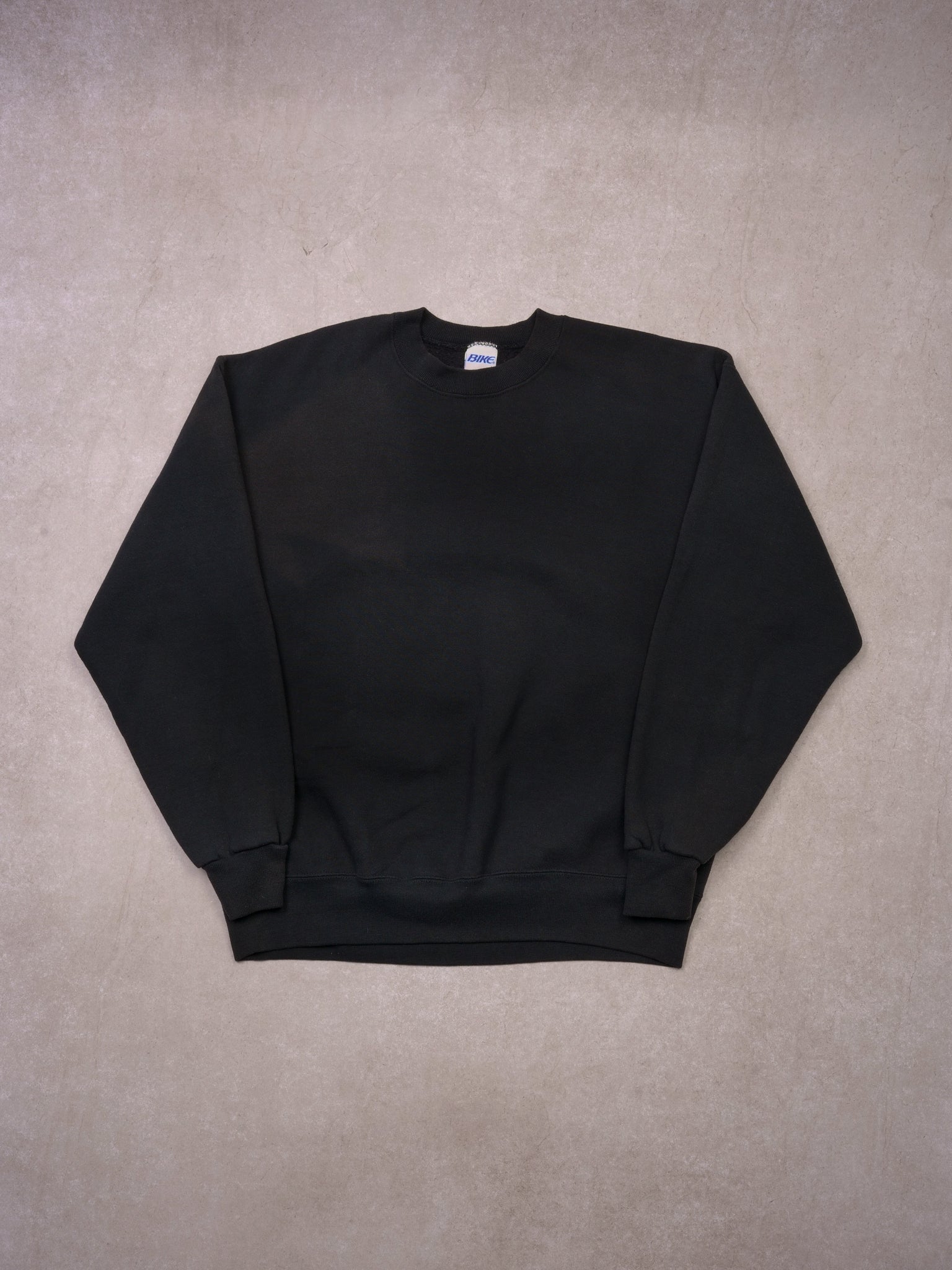 Vintage 90s Sunfaded Black Bike Brand Blank Crewneck (M/L) – Rebalance ...