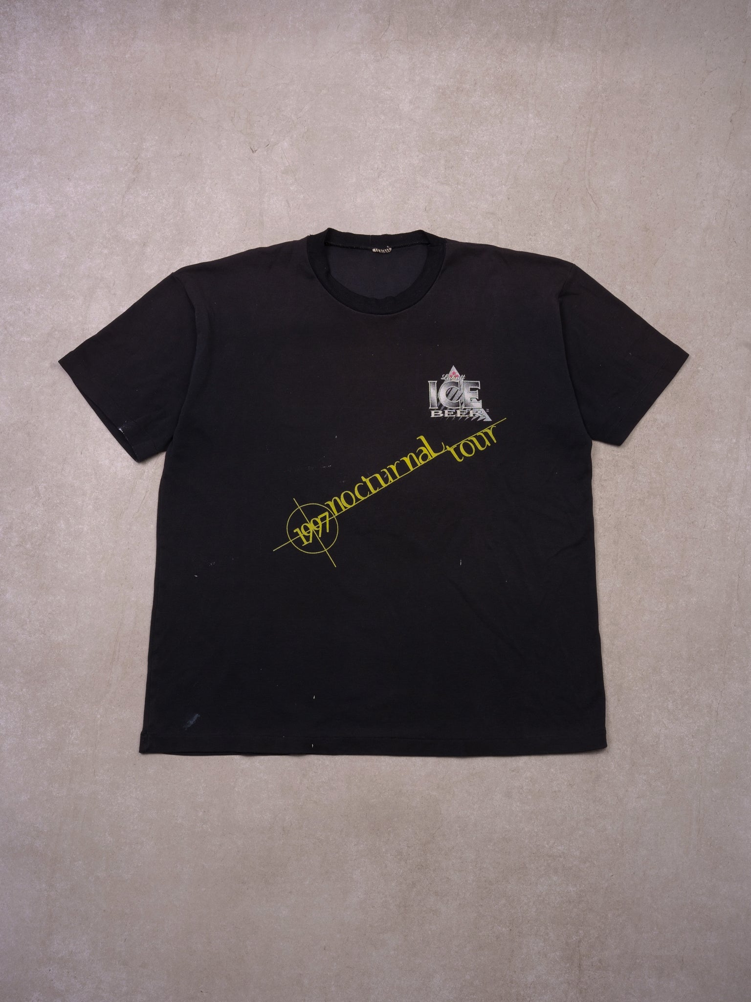 Vintage 97' Sunfaded Black KISS Nocturnal Tour Tee (L)