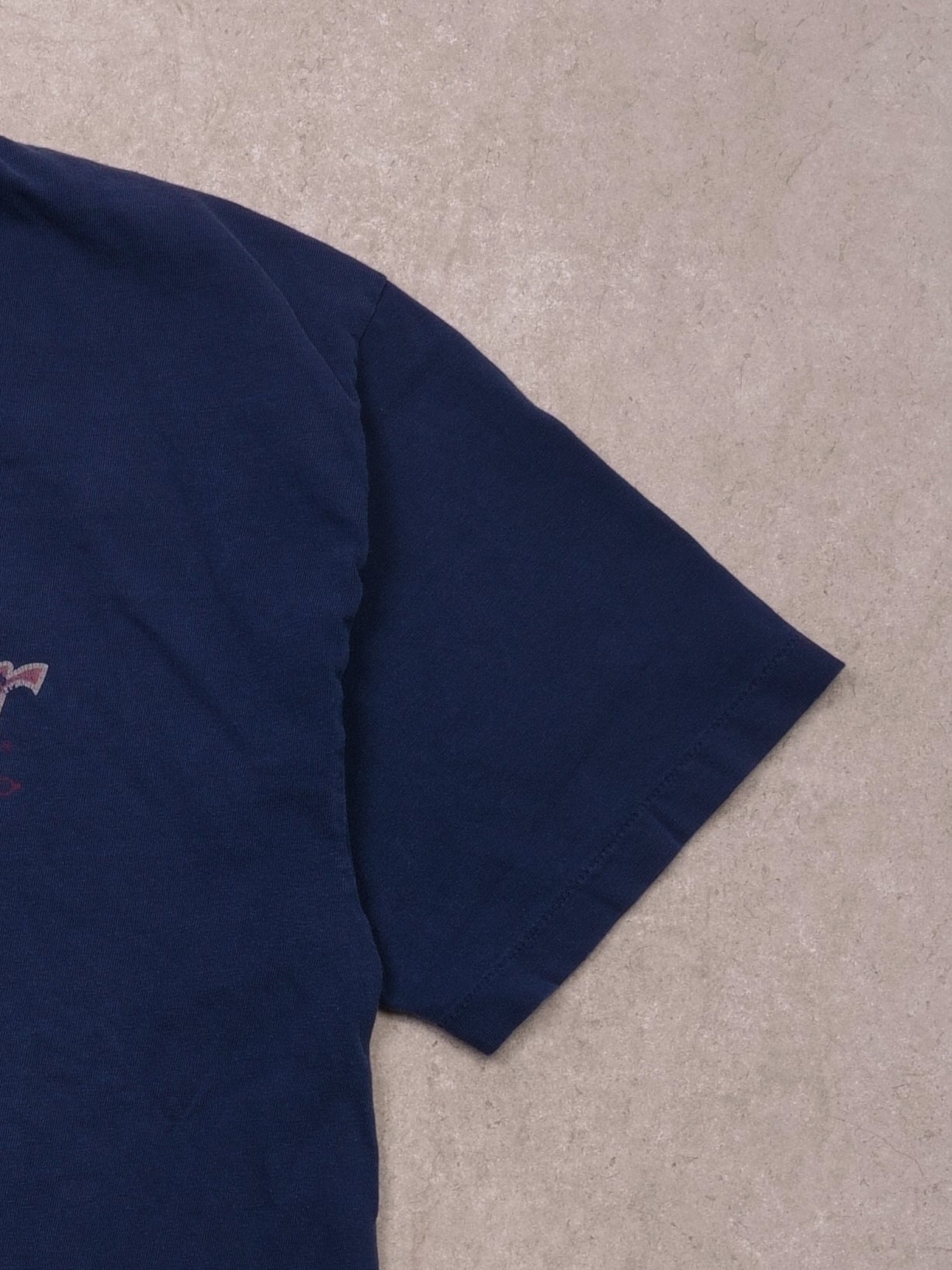 Vintage 94' Navy Blue Budweisrer Hanes Beefy Tee (M)