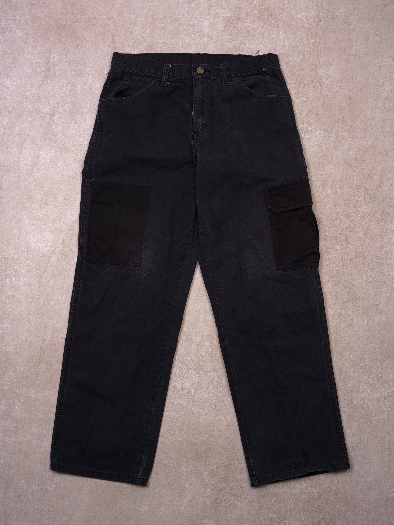 Vintage 90s Dark Blue Dickies Carpenter Cargo Pants  (32x30)