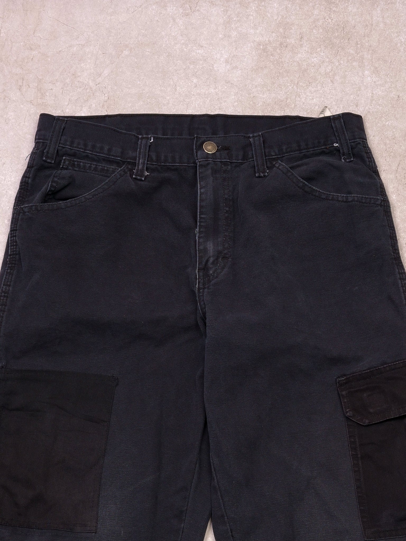 Vintage 90s Dark Blue Dickies Carpenter Cargo Pants  (32x30)