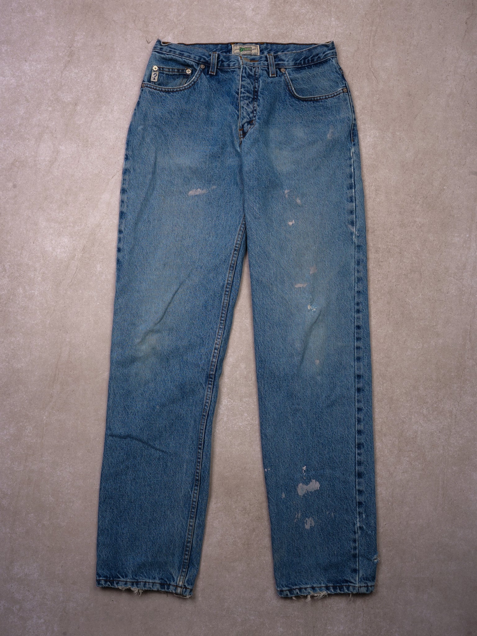 Vintage 81' Light Wash Blue Guess Denim Jeans (30x34)