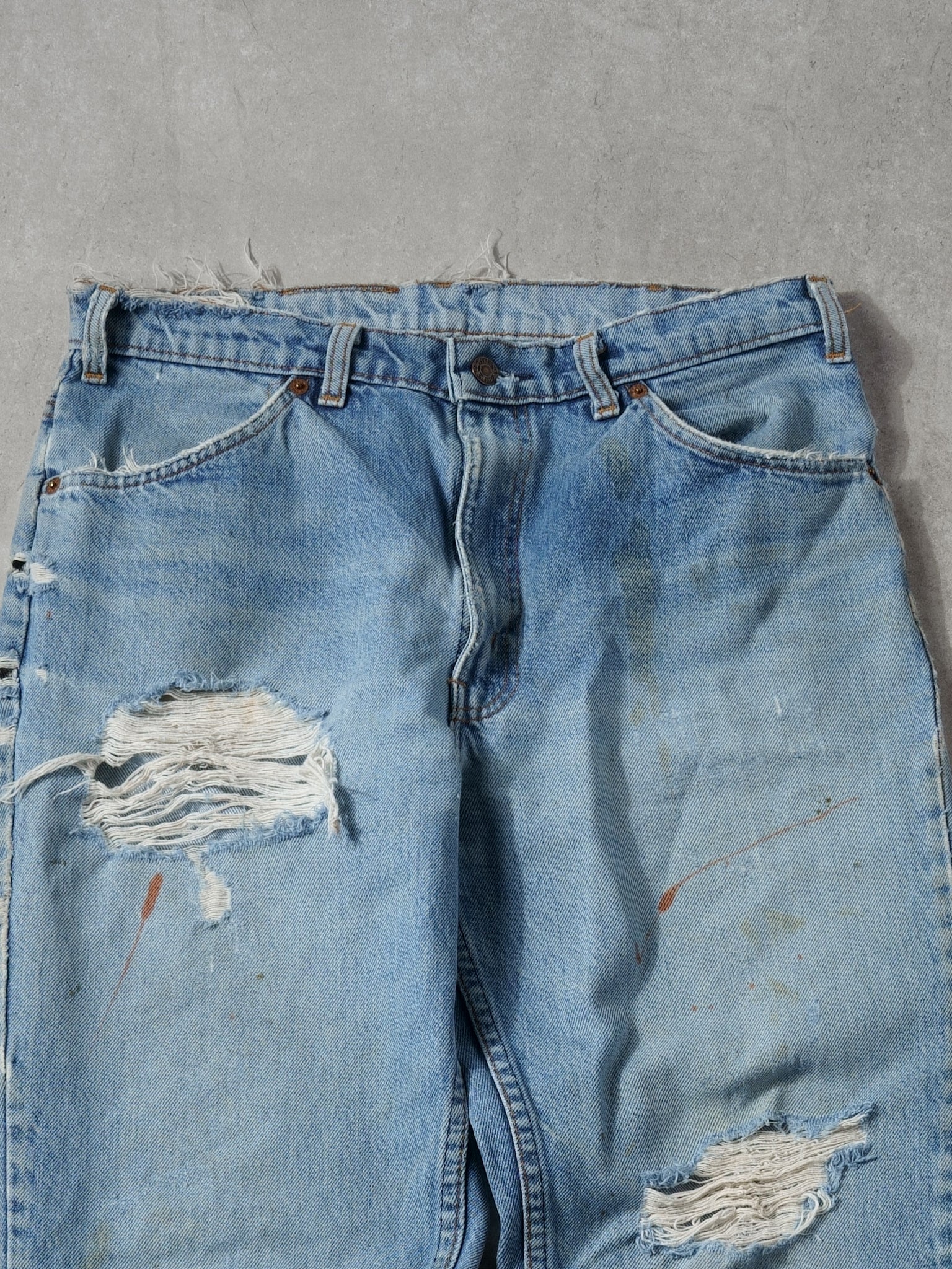 Vintage 90s Light Washed Levi's 619 Denim Jeans (32x30)