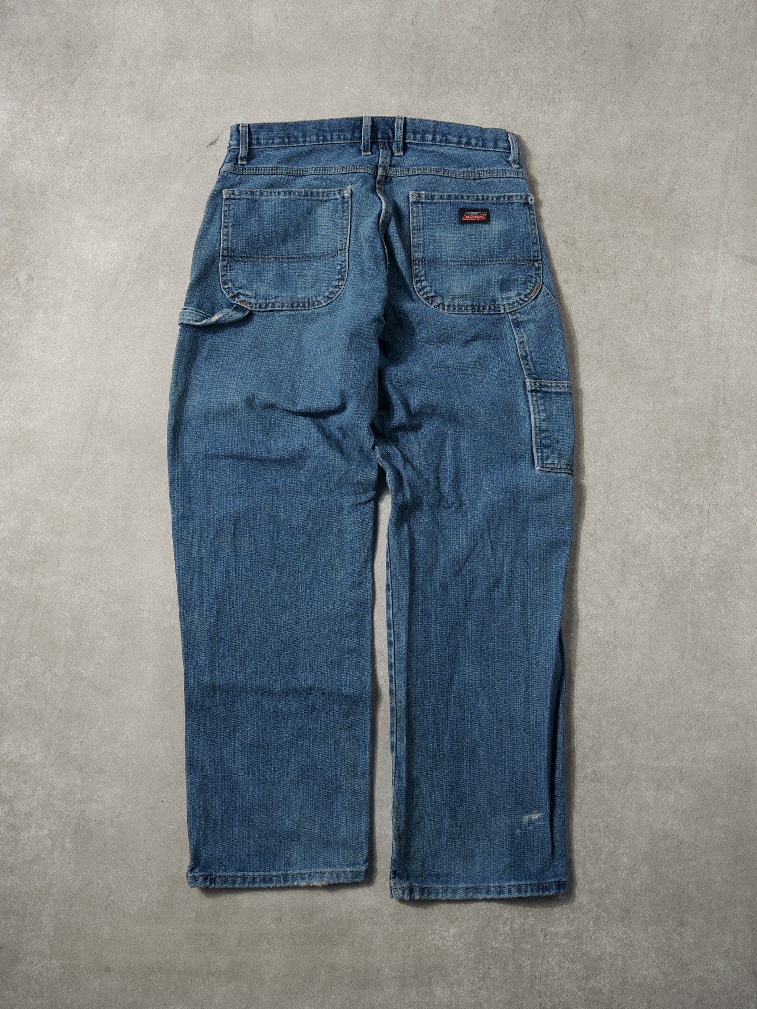 Vintage 90s Dark Blue Dickies Carpenter Denim Jeans (32x30)