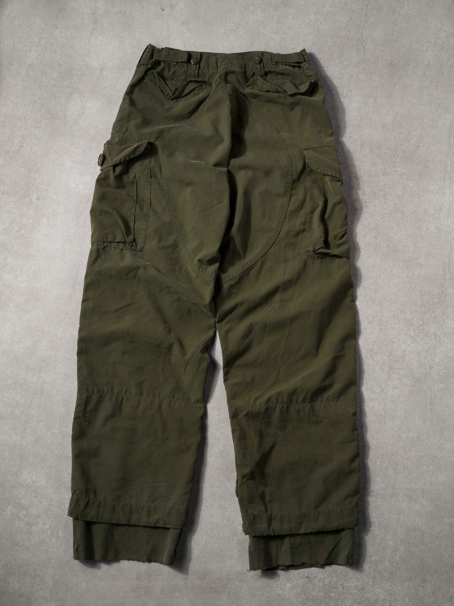 Vintage 80s Green Army Parachute Pants (34x34)