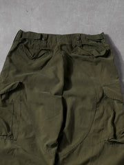 Vintage 80s Green Army Parachute Pants (34x34)