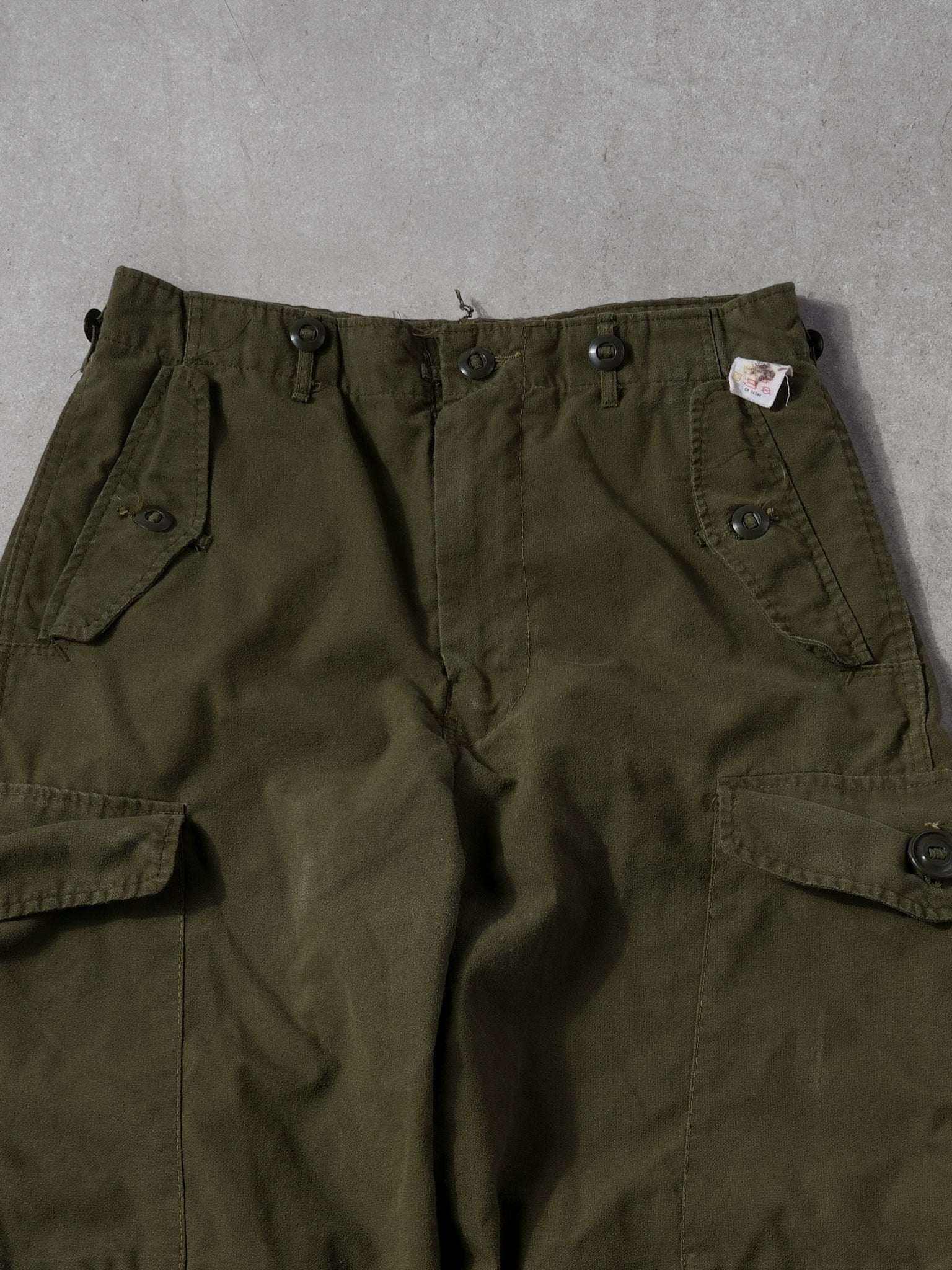 Vintage 80s Green Army Parachute Pants (32x30)