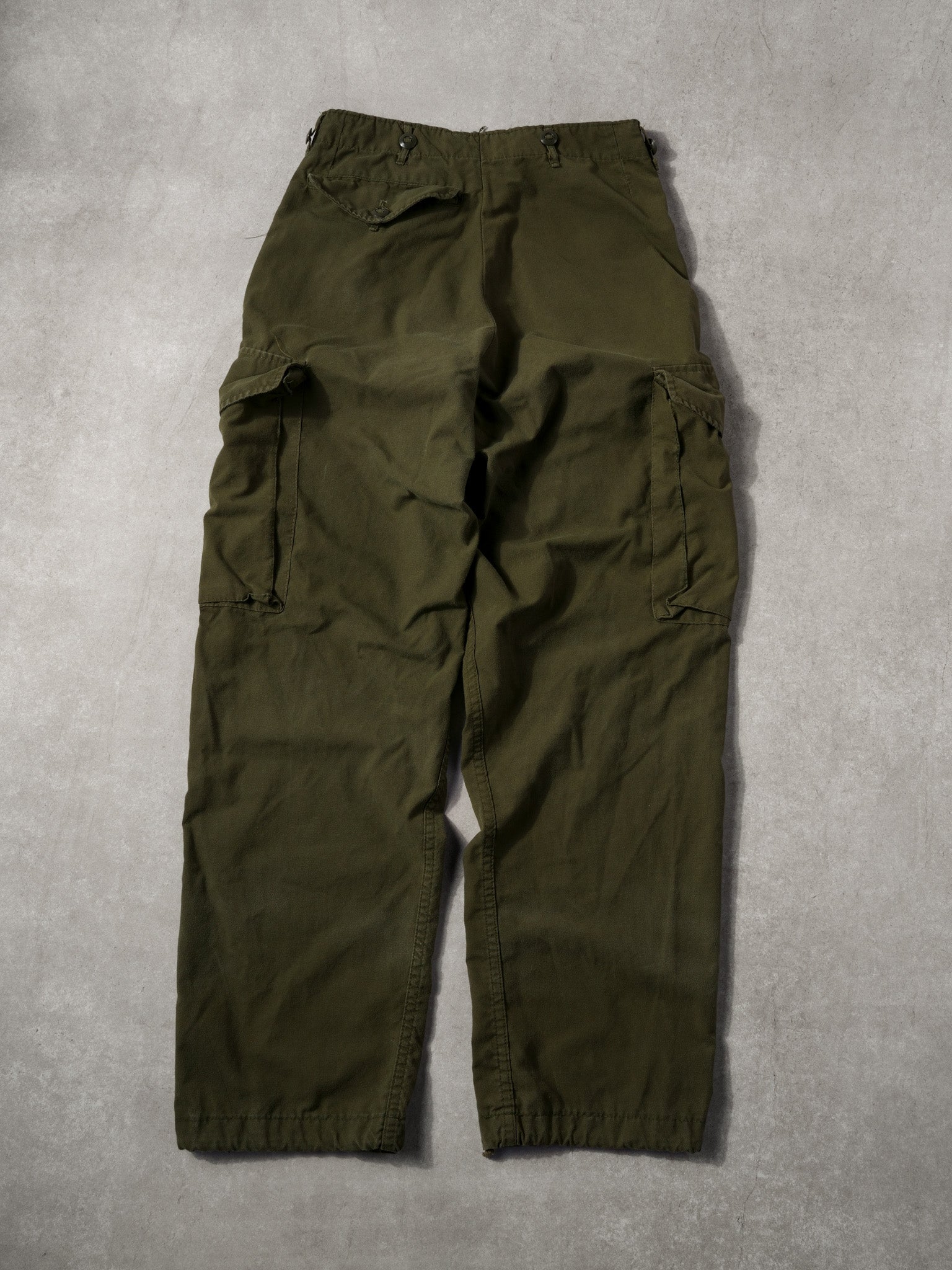 Vintage 80s Green Army Parachute Pants (32x30)