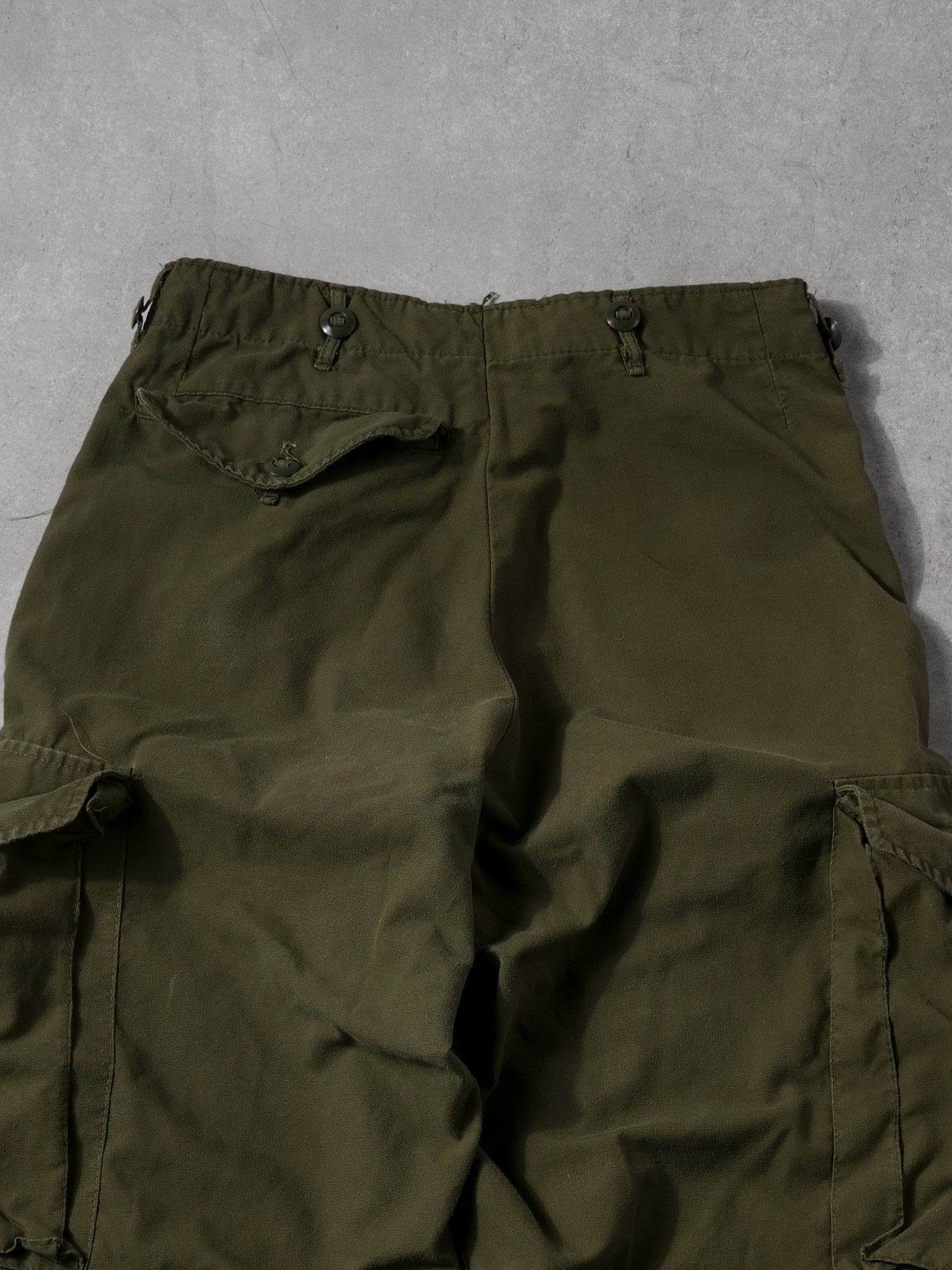 Vintage 80s Green Army Parachute Pants (32x30)