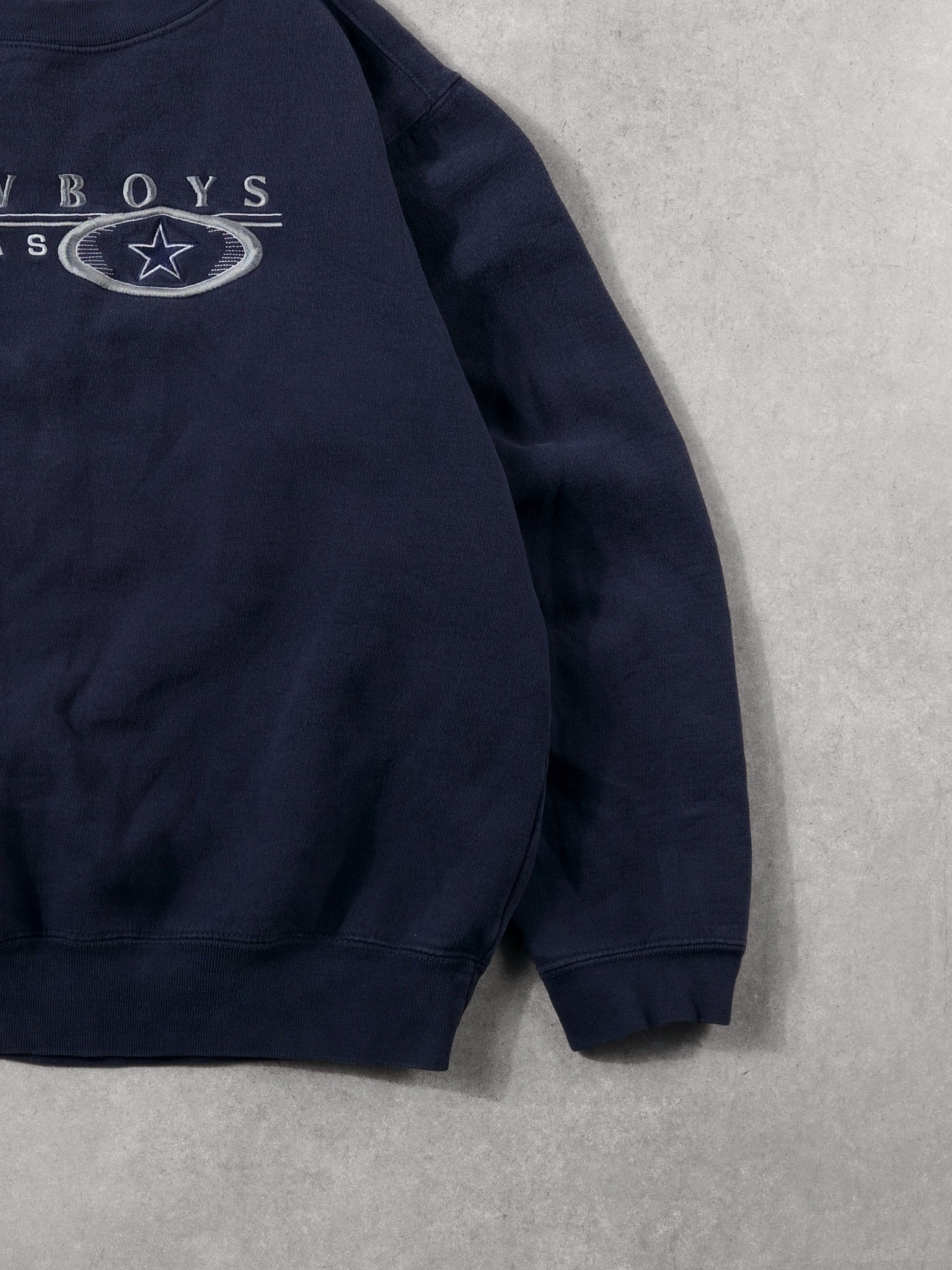 Vintage 90 Blue Dallas Cowboys NFL Crewneck (L)