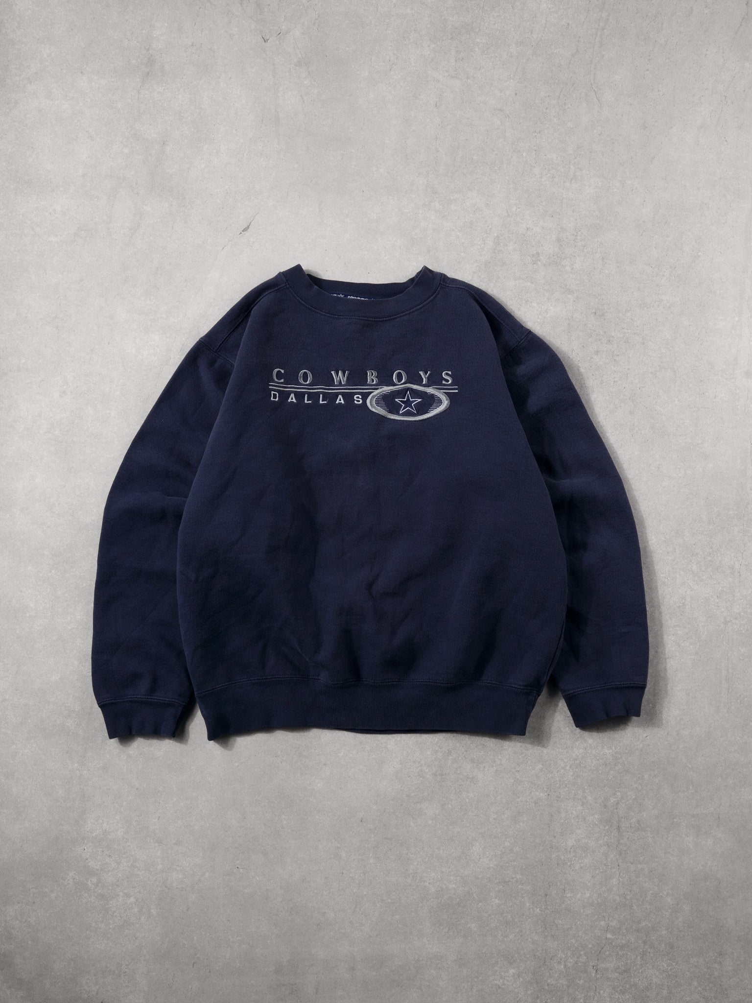Vintage 90 Blue Dallas Cowboys NFL Crewneck (L)