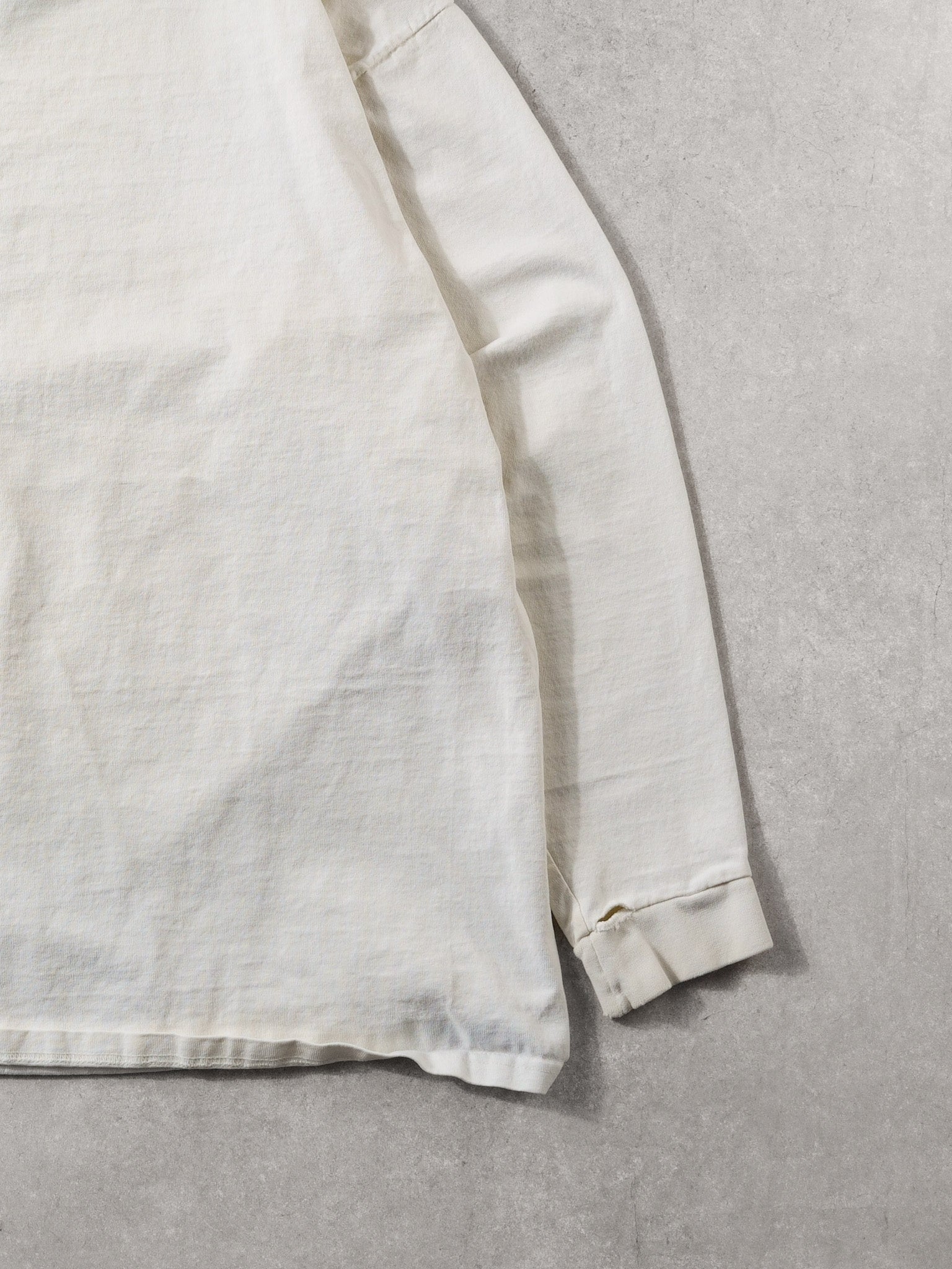 Vintage Y2k White Nike Blank Mockneck Longsleeve (M)