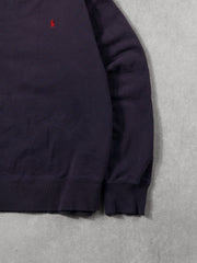 Vintage 90s Navy Blue Polo By Ralph Lauren Crewneck (L)