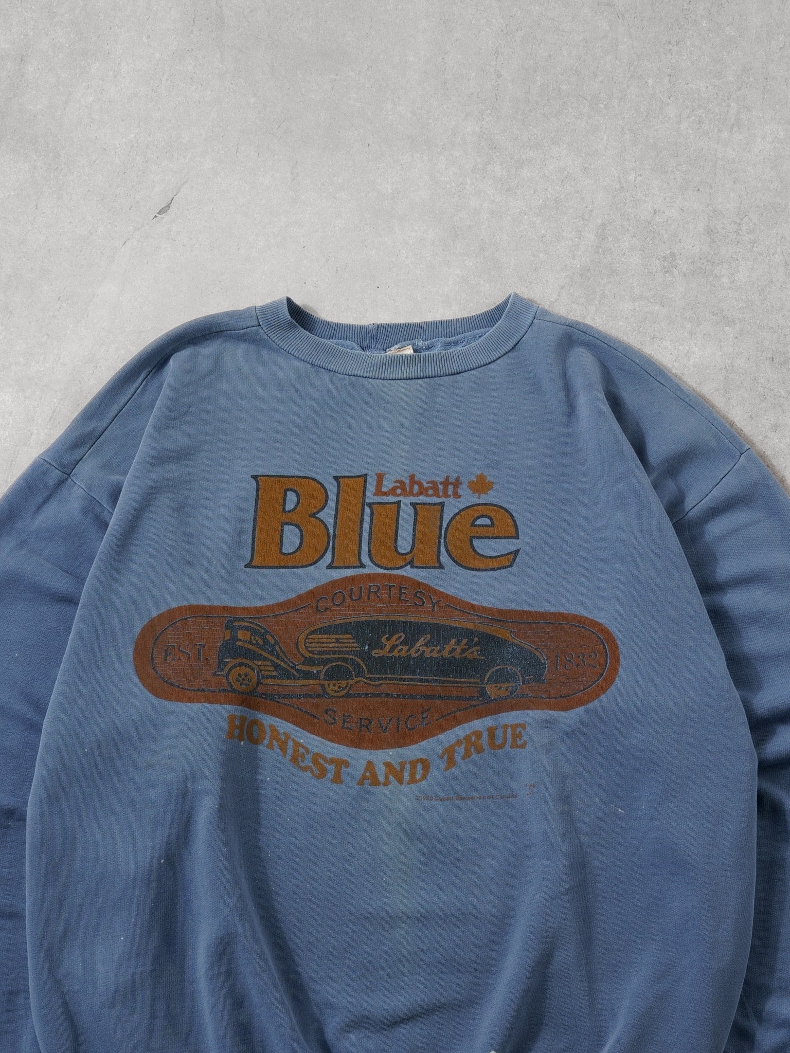 Vintage 93' Nude Blue Labatt Service Longsleeve (XL)