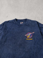 Vintage 90s Navy Blue Belvedere LTEE Rock Personnel Tee (L)