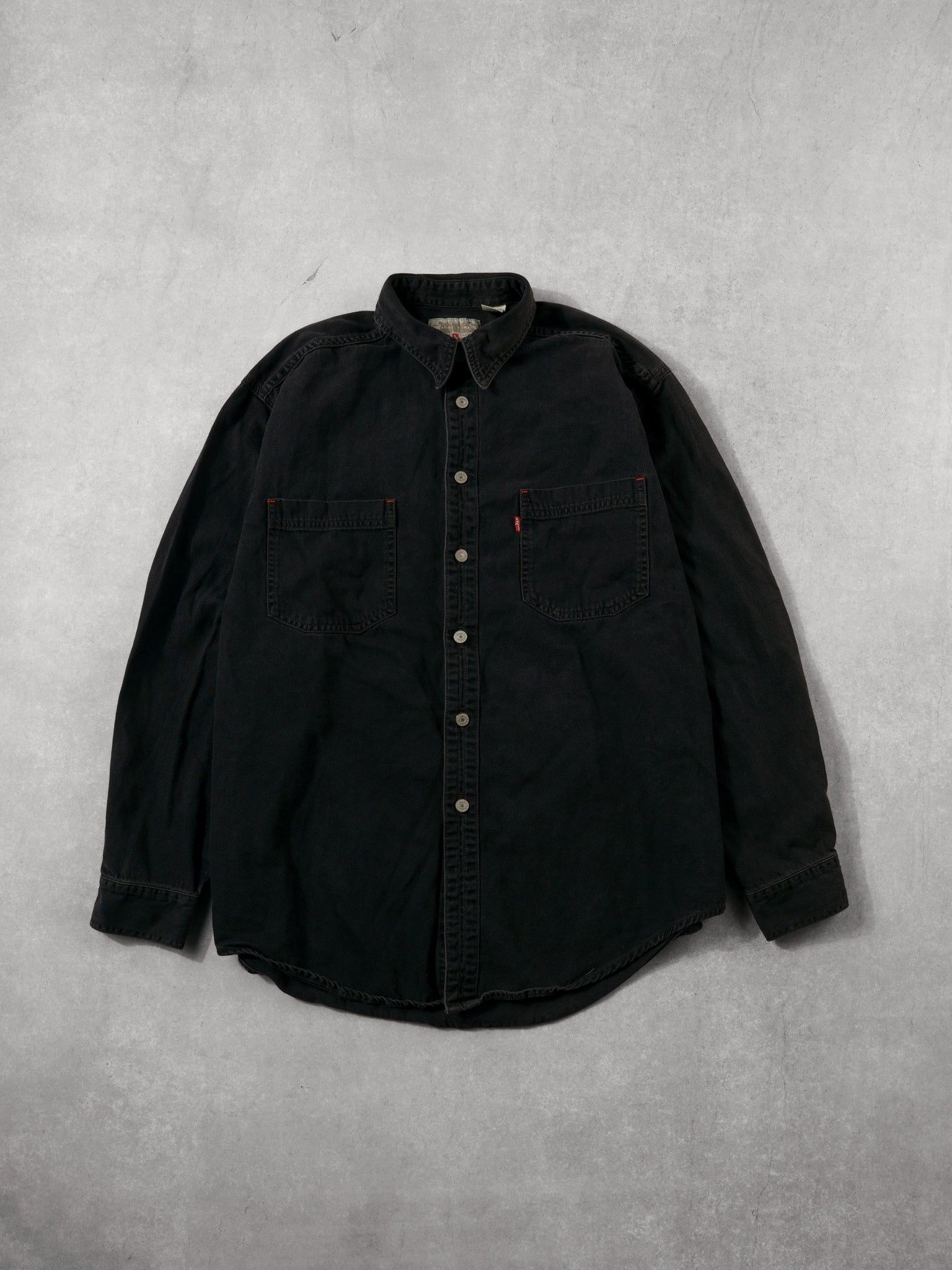 Vintage 90s Black Levi's Denim Jean Jacket (L)