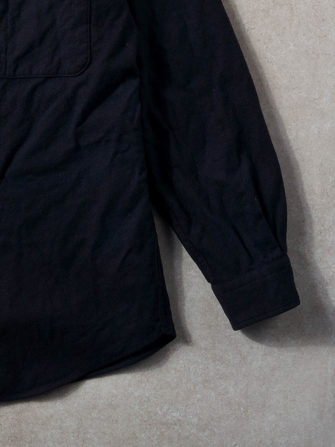 Vintage 90s Navy Blue Penbleton Virgin Wool Collared Button Up (M)