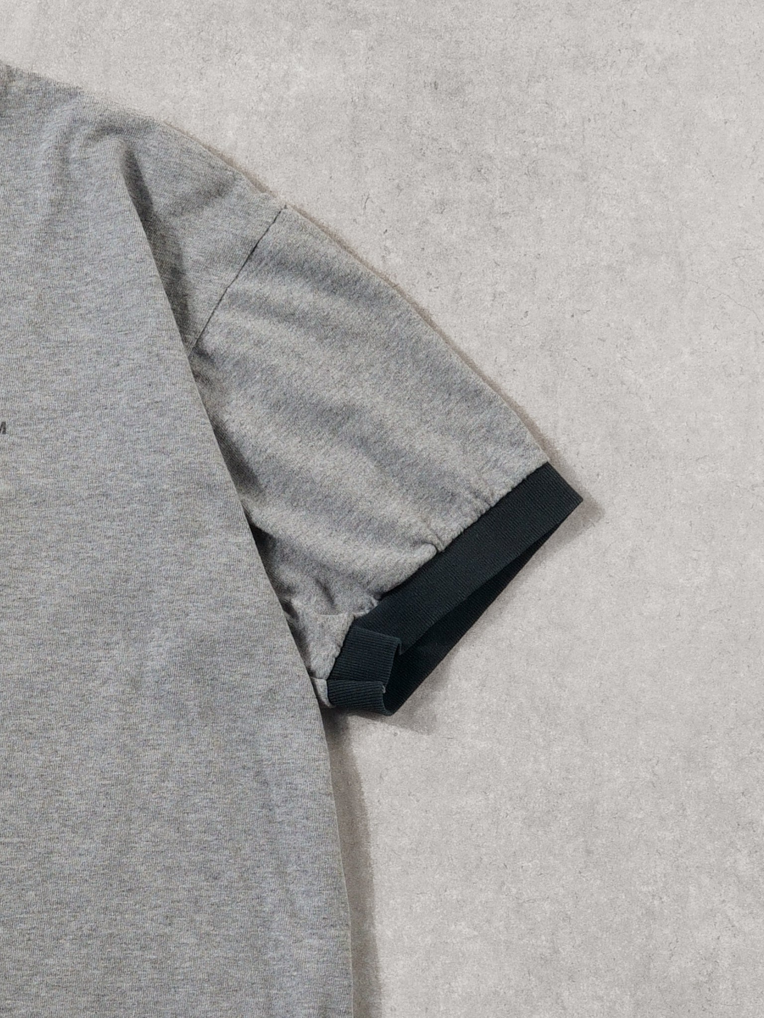 Vintage 90s Grey and Navy Blue Google "I'm Feeling Lucky" Tee (M)