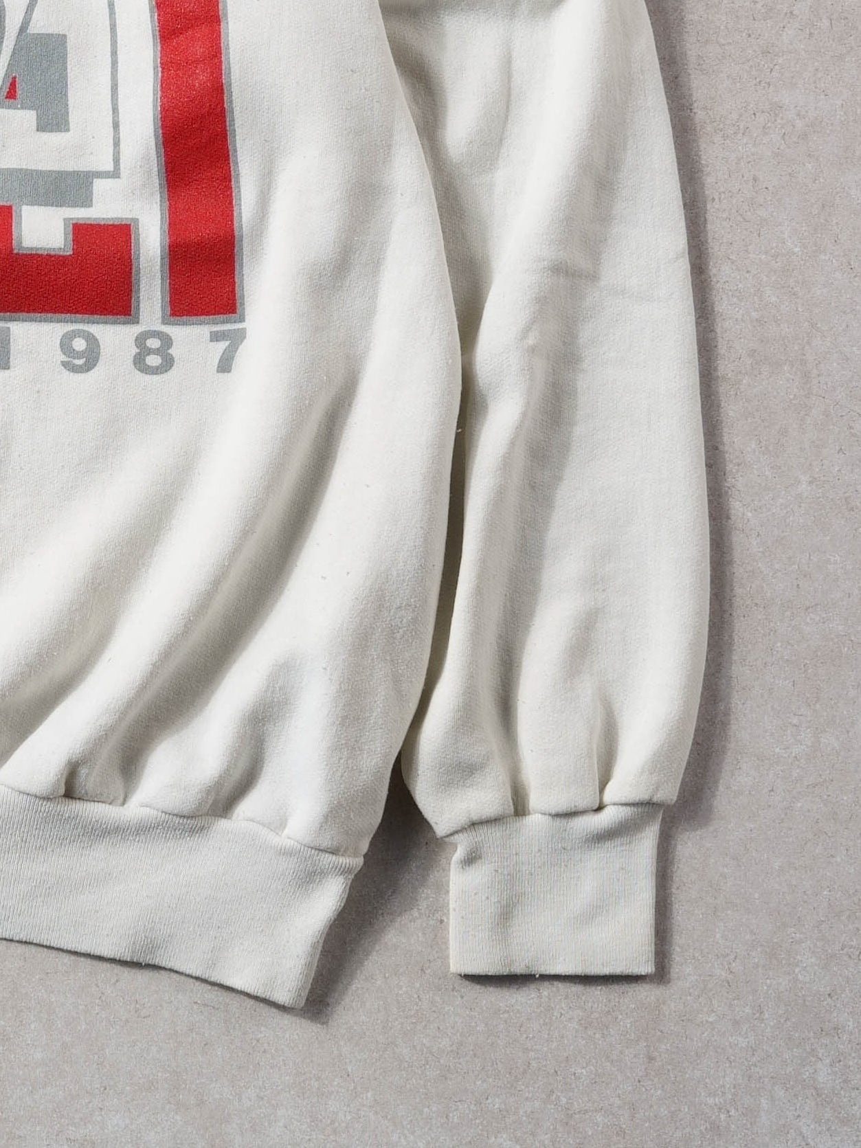 Vintage 87' White NTCI 75th Anniversary Crewneck (M/L)