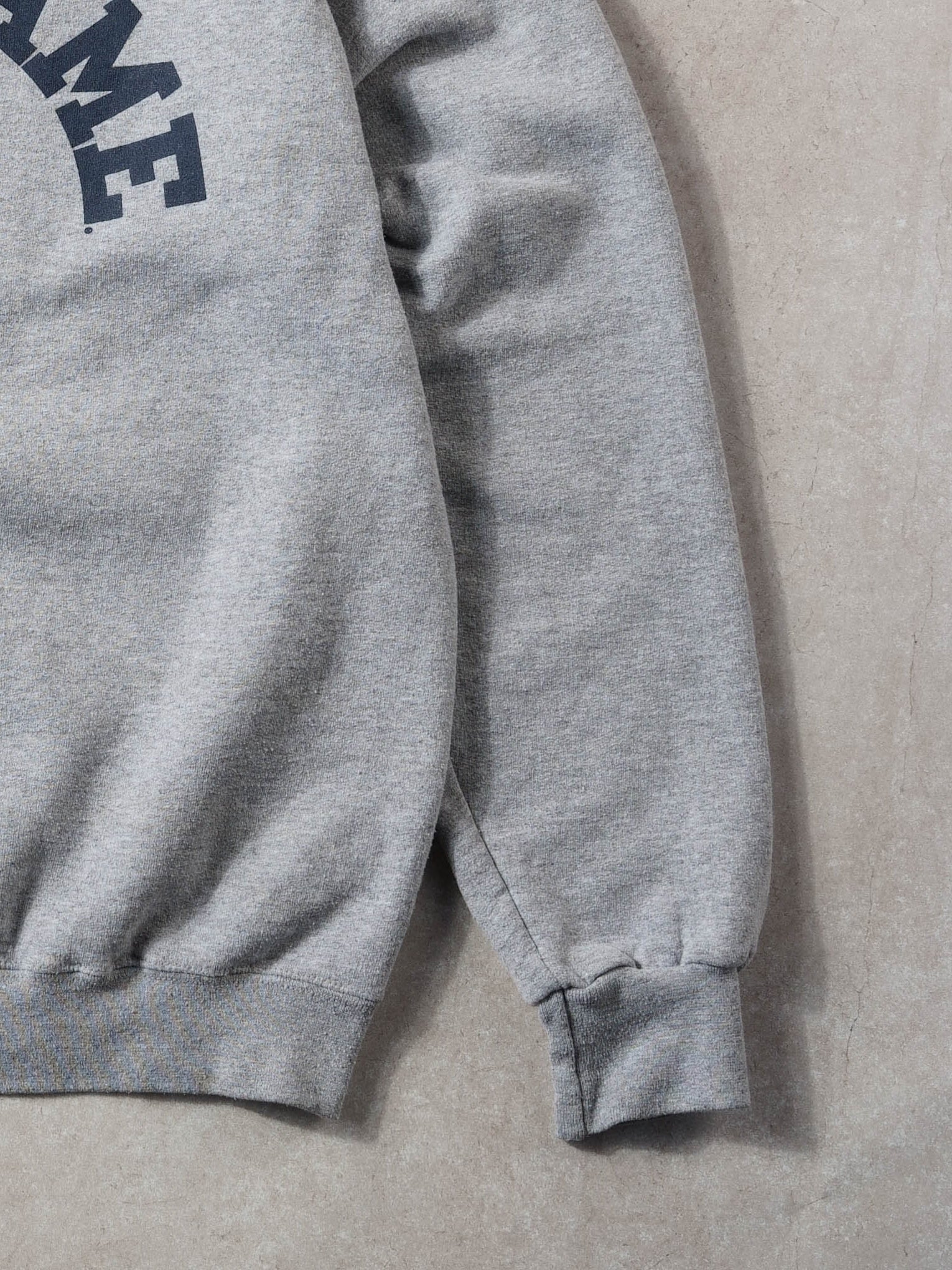 Vintage Y2K Grey Notre Dame Champion Crewneck (L)